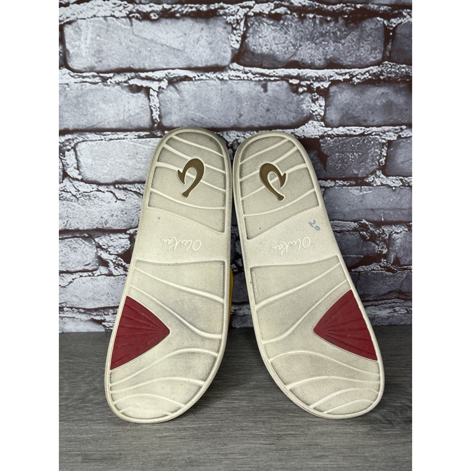 Olukai Olukai Pihapiha Gold Leather Beach Slides Casual Sandals Wom Size US 10 / IT 40 - 7 Thumbnail