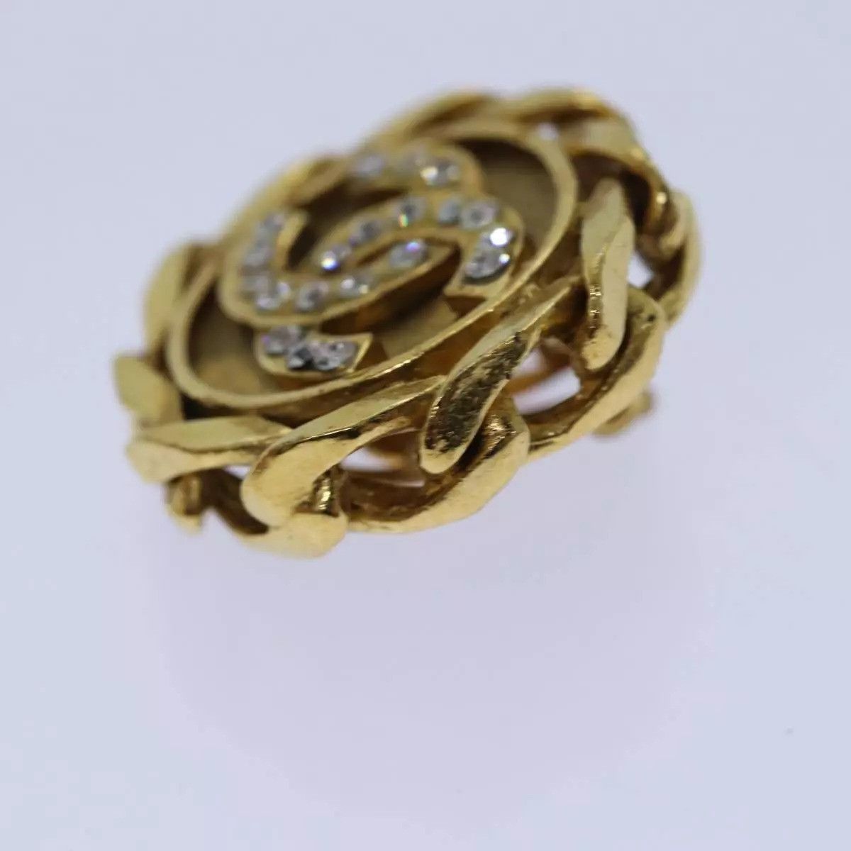 Chanel CHANEL COCO Mark Earring metal Gold CC Auth Size ONE SIZE - 4 Thumbnail