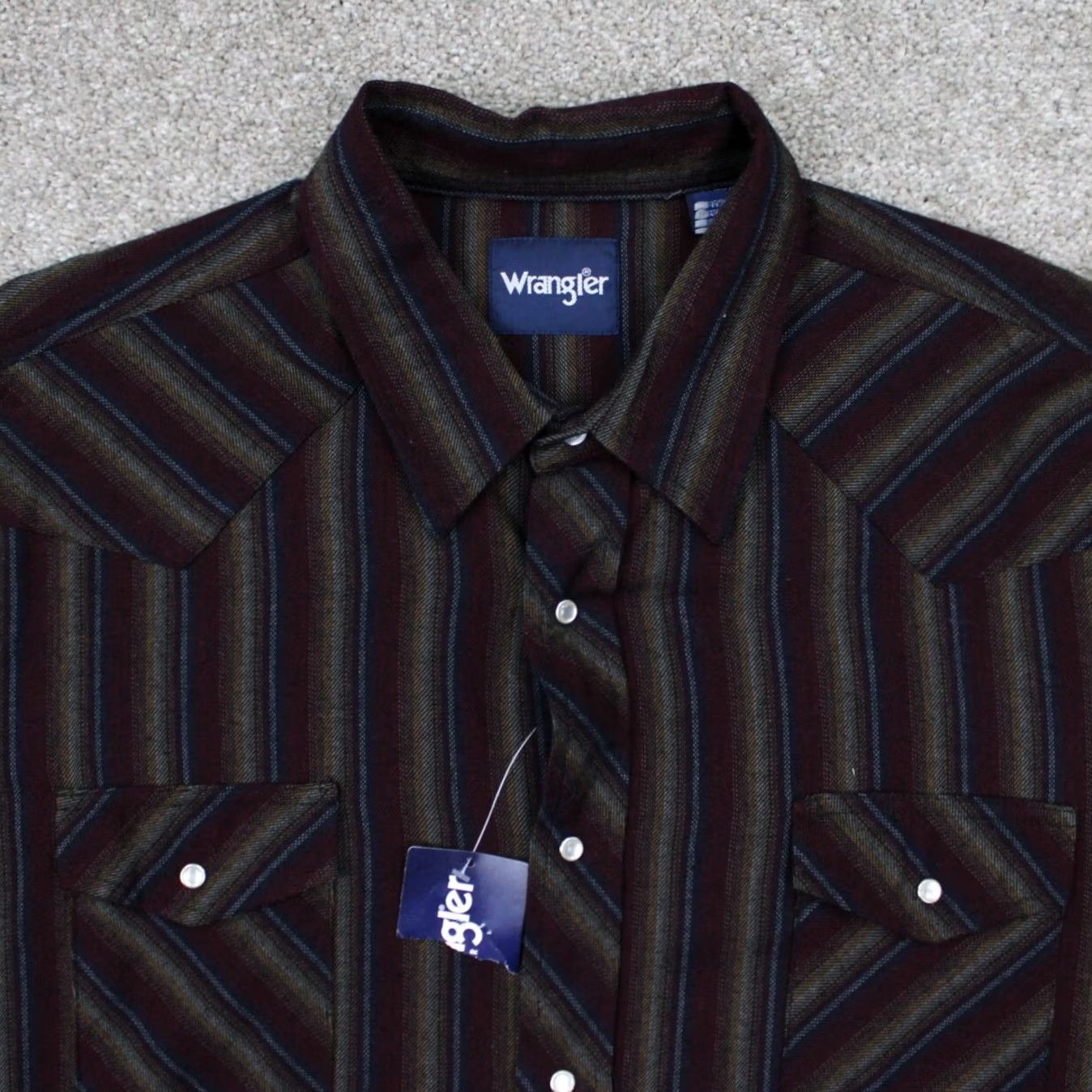 Wrangler Wrangler Shirt Mens 3XL Red Western Flannel Lightweight L/S NWT Big & Tall Snap Button-Up Tee Cowboy Styled Shirt Size US XXL / EU 58 / 5 - 5 Thumbnail