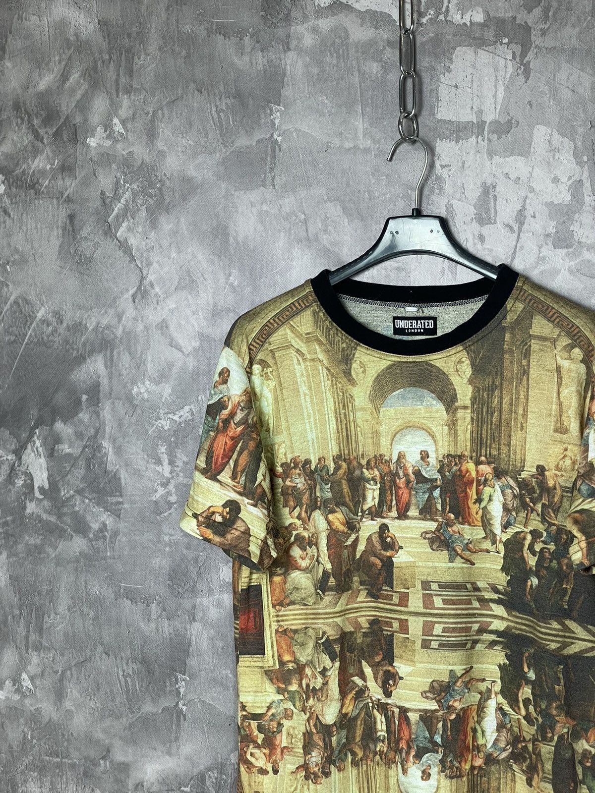 Hypebeast × Underated Underated Streetwear Graphic Y2K Printed Renaissance Art Tee Size US M / EU 48-50 / 2 - 3 Thumbnail
