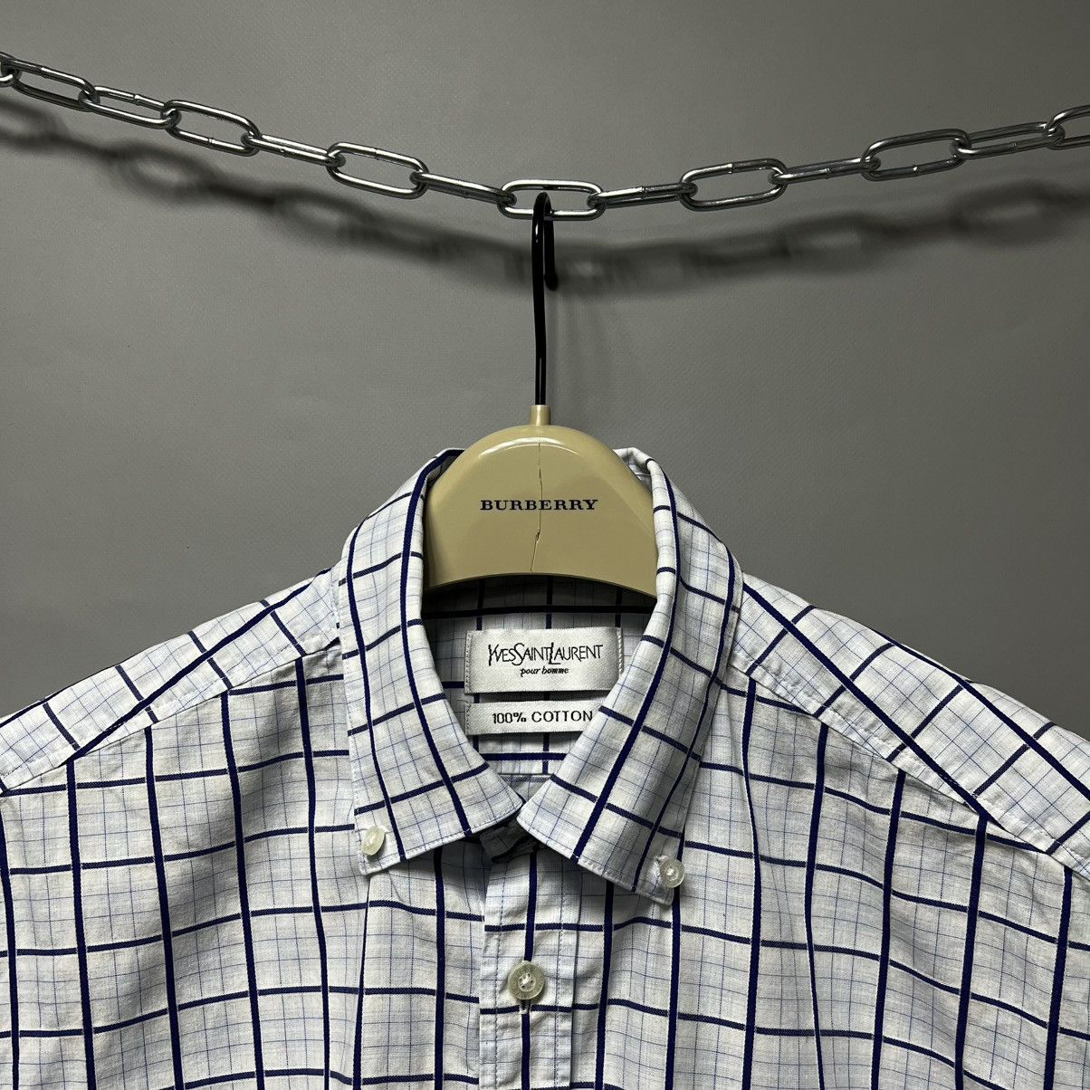 Yves Saint Laurent Yves Saint Laurent Vintage short sleeve crazy shirt y2k Size US M / EU 48-50 / 2 - 2 Thumbnail
