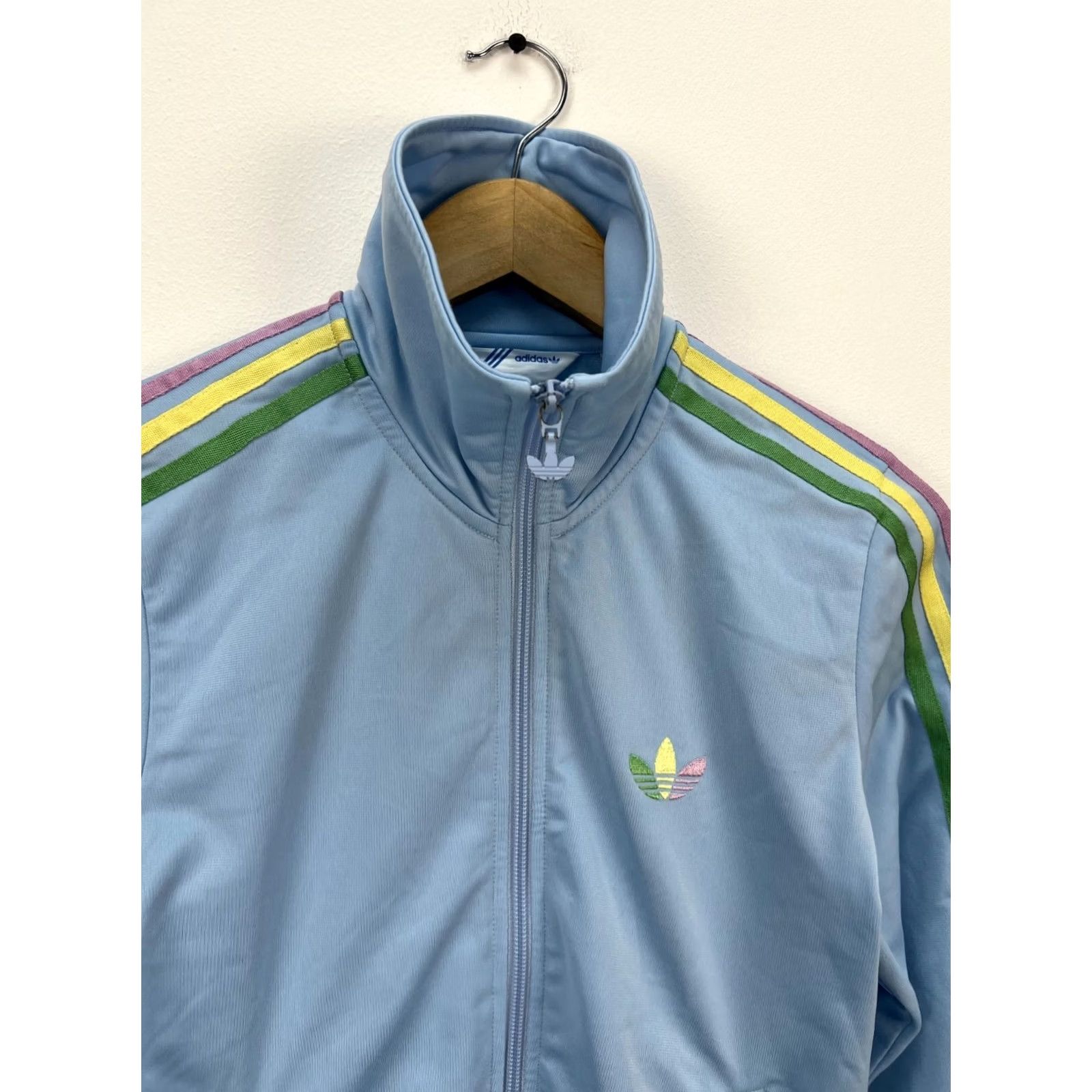 Adidas Vintage adidas Grun Track Top Jacket Light Blue Zip Up Womens XS 8, Light blue, Vintage, adidas Originals, Track Top, Womens, XS Size XS / US 0-2 / IT 36-38 - 3 Thumbnail