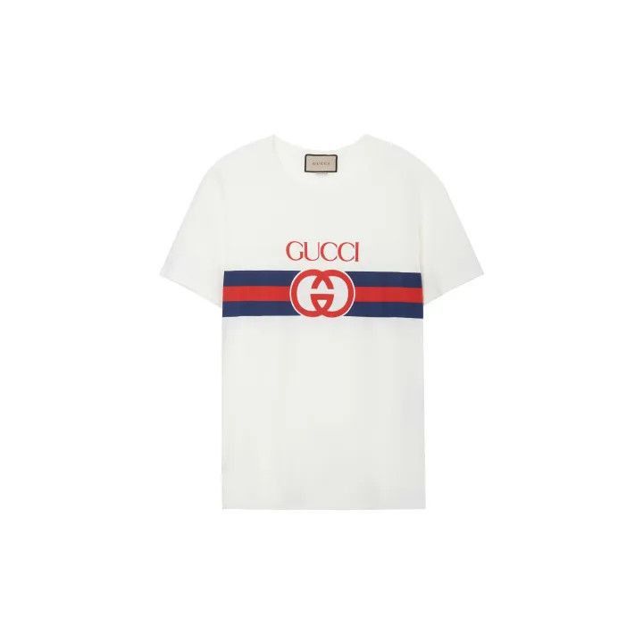 Gucci Gucci Gucci Color Block Logo Print T-Shirt -2506 Size US XL / EU 56 / 4 - 1 Thumbnail