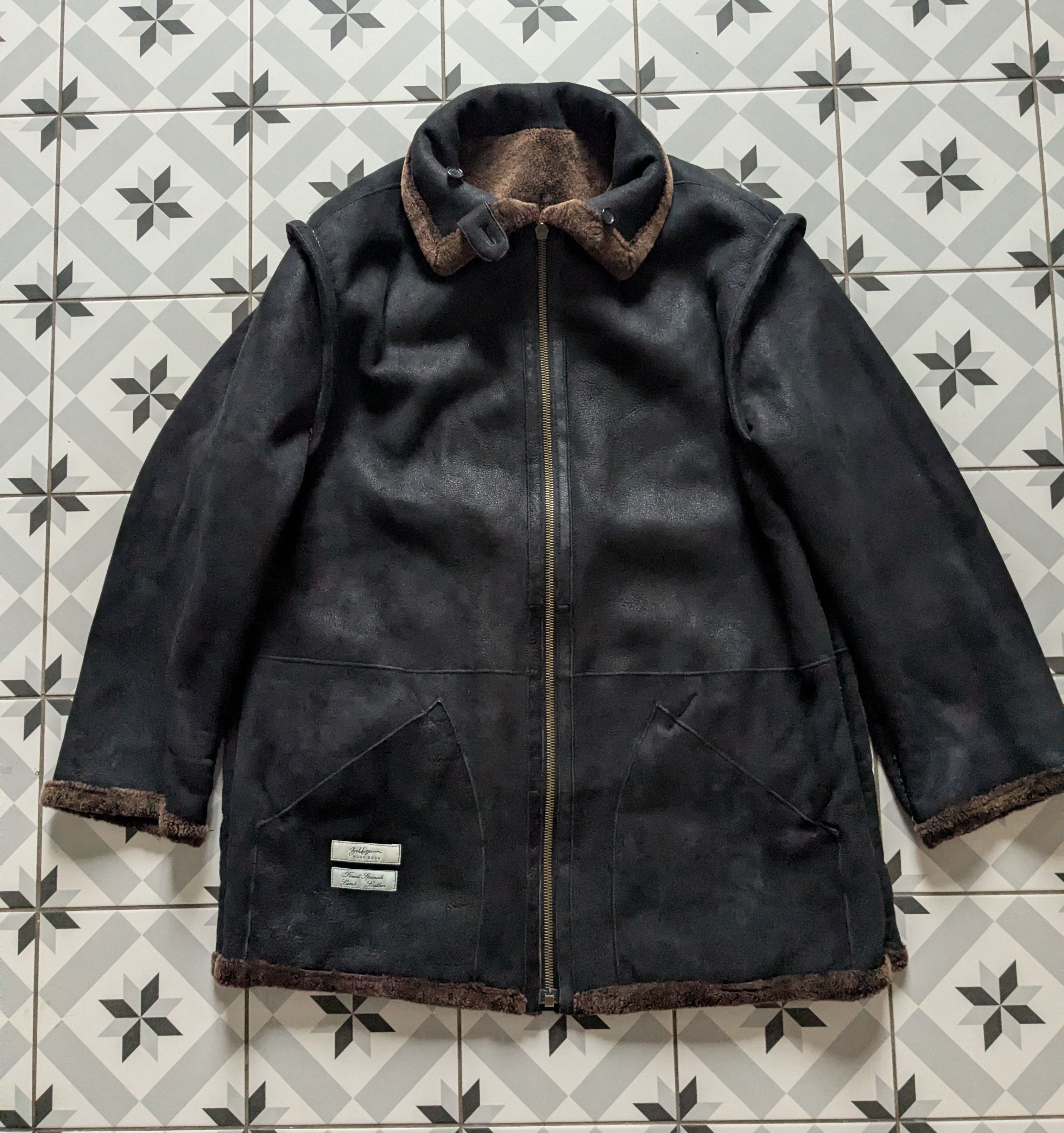 Hugo Boss Hugo Boss Baldessarini Shearling Jacket XL Italy Size US XL / EU 56 / 4 - 8 Thumbnail
