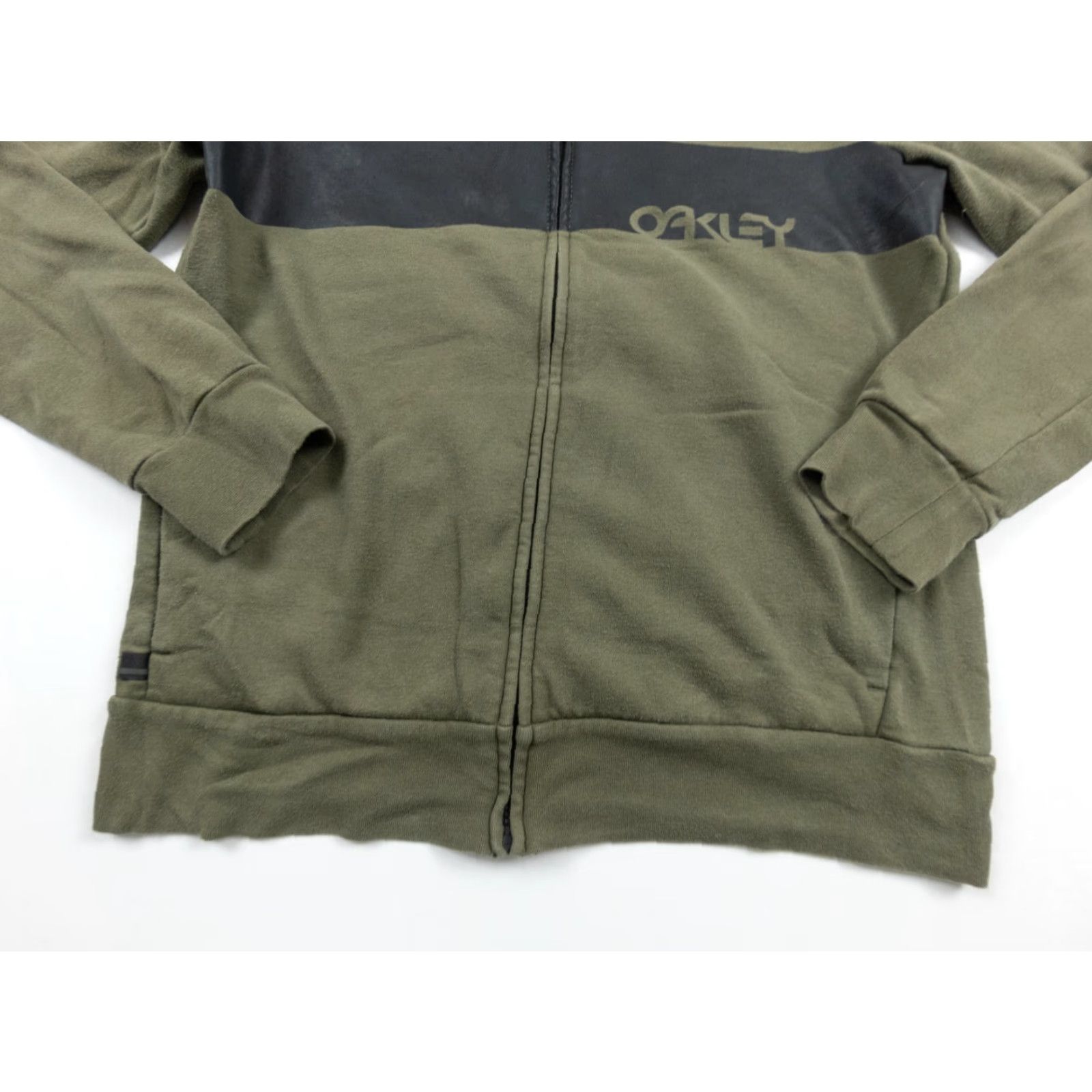 Oakley Oakley Hoodie Adult Small Green Full Zip Sweatshirt Outdoors Casual Mens Size US S / EU 44-46 / 1 - 4 Thumbnail