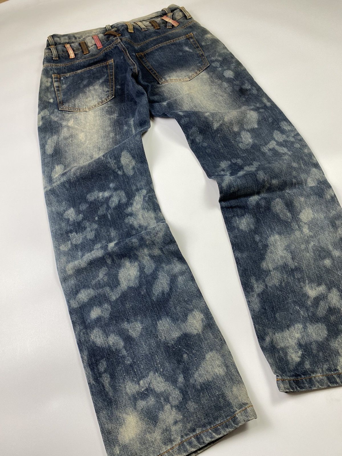 Hysteric Glamour Double waist jeans pant explosion by nylaus bleachwash 30x32 Size US 30 / EU 46 - 13 Thumbnail