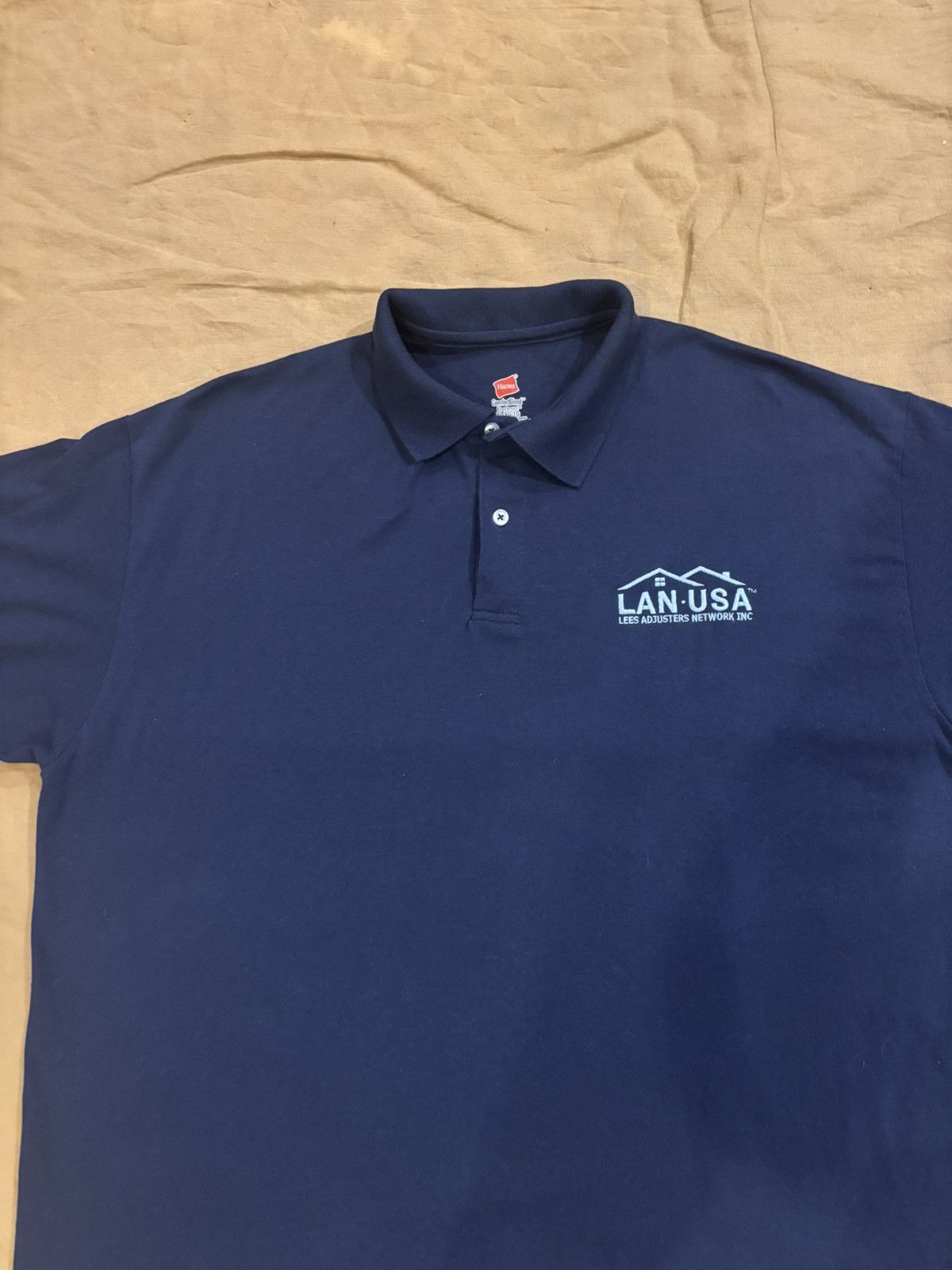 Hanes Polo shirt.mt-111 Size US XL / EU 56 / 4 - 2 Thumbnail