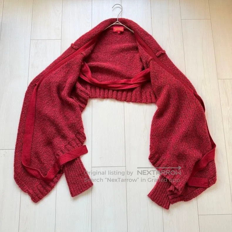 Vivienne Westwood Vivienne Westwood Mixed wool knitted cardigan with transfo Size M / US 6-8 / IT 42-44 - 4 Thumbnail