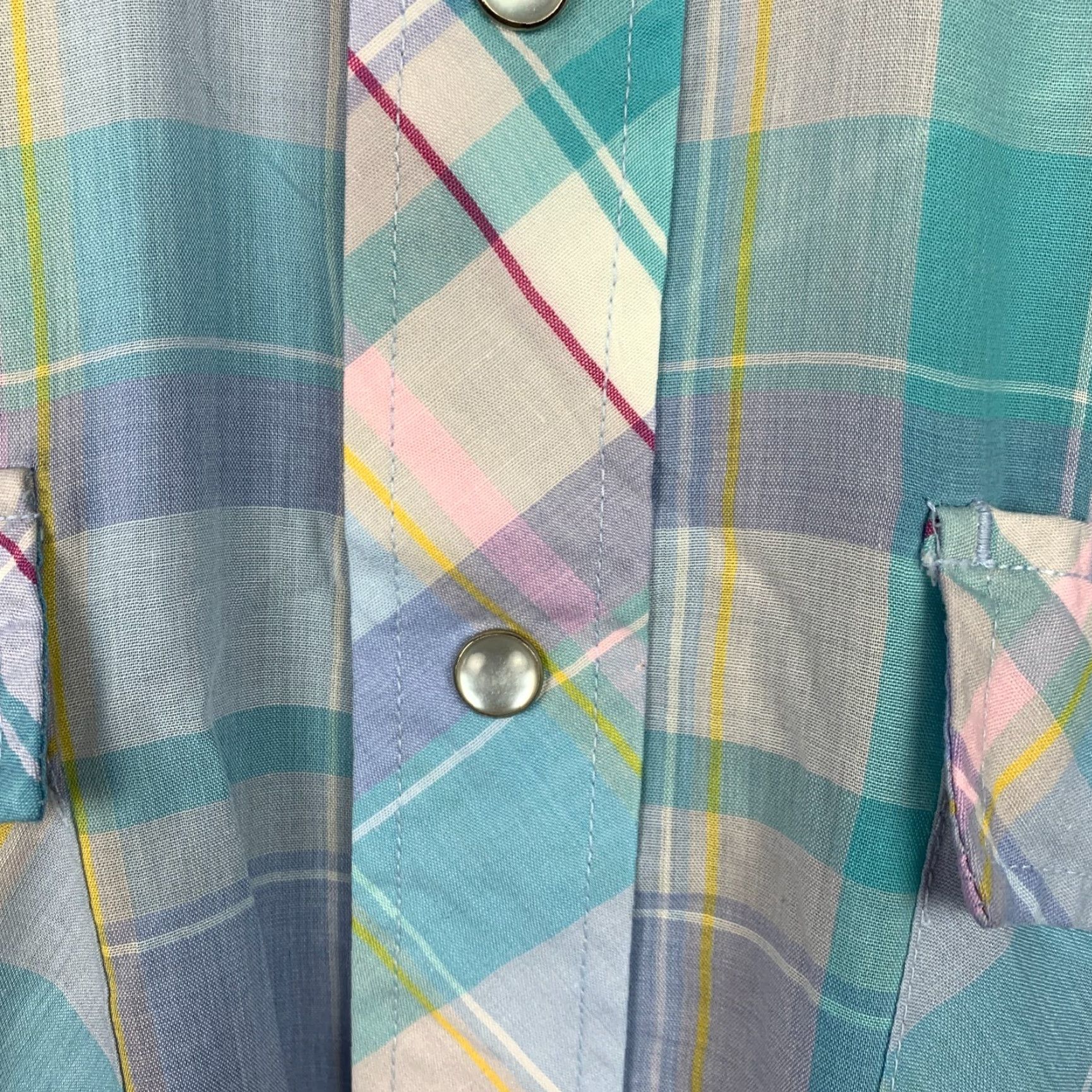 Vintage VINTAGE Plainsmen Western Plaid Button-Up Shirt L Men Mammulti? Size US L / EU 52-54 / 3 - 5 Thumbnail