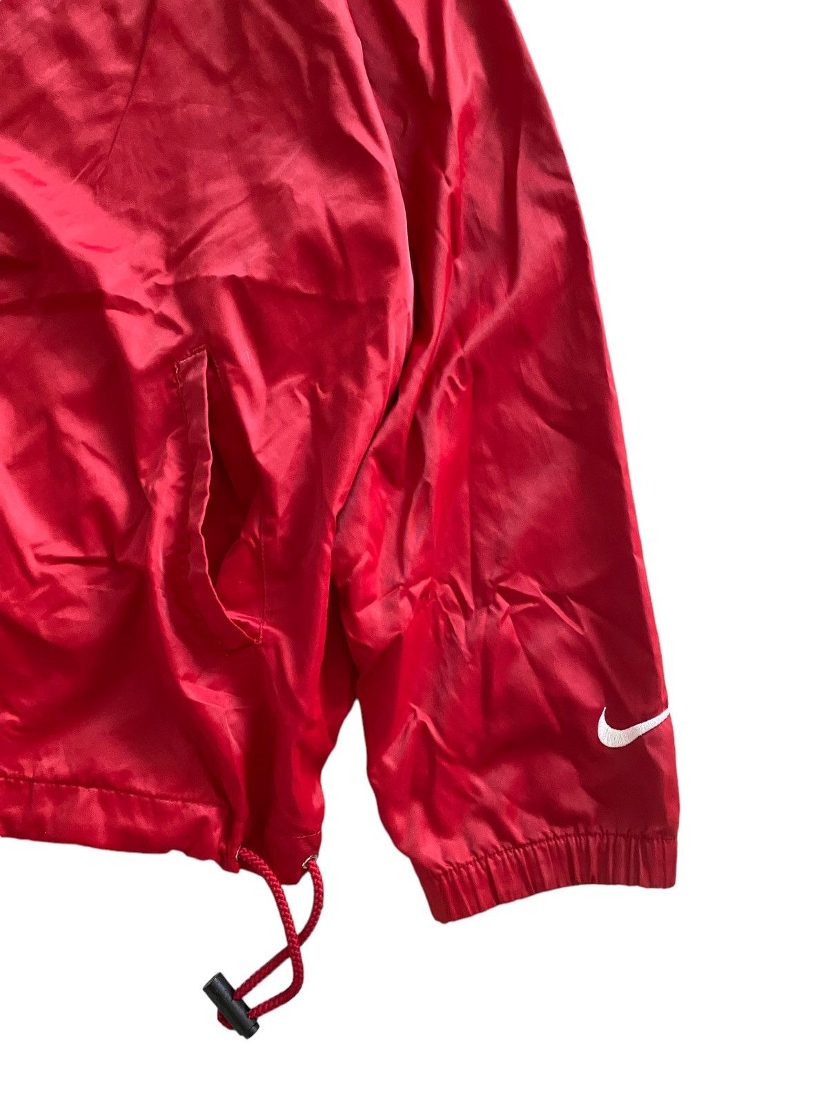 Nike NIKE Vintage logo Red colour oversized hoodie light jacket Size US L / EU 52-54 / 3 - 7 Thumbnail