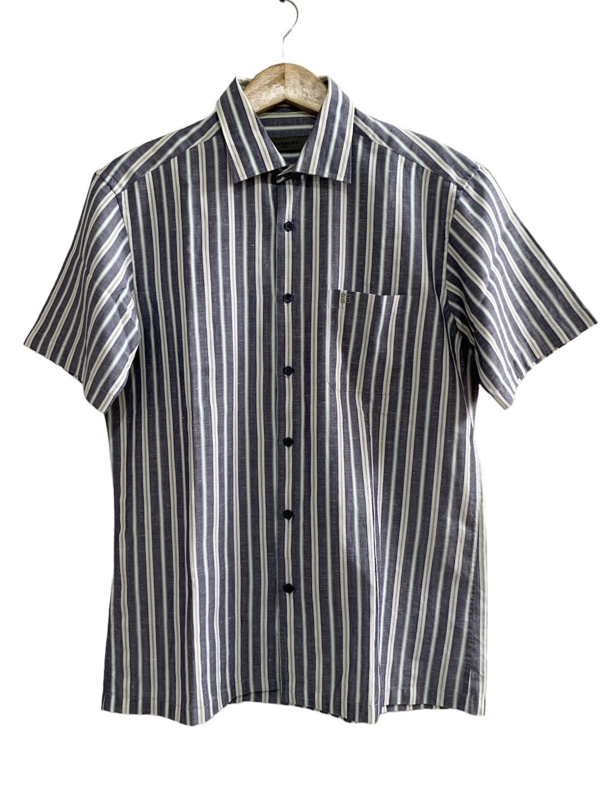 Givenchy Vintage Givenchy striped button up shirt Size US M / EU 48-50 / 2 - 1 Thumbnail