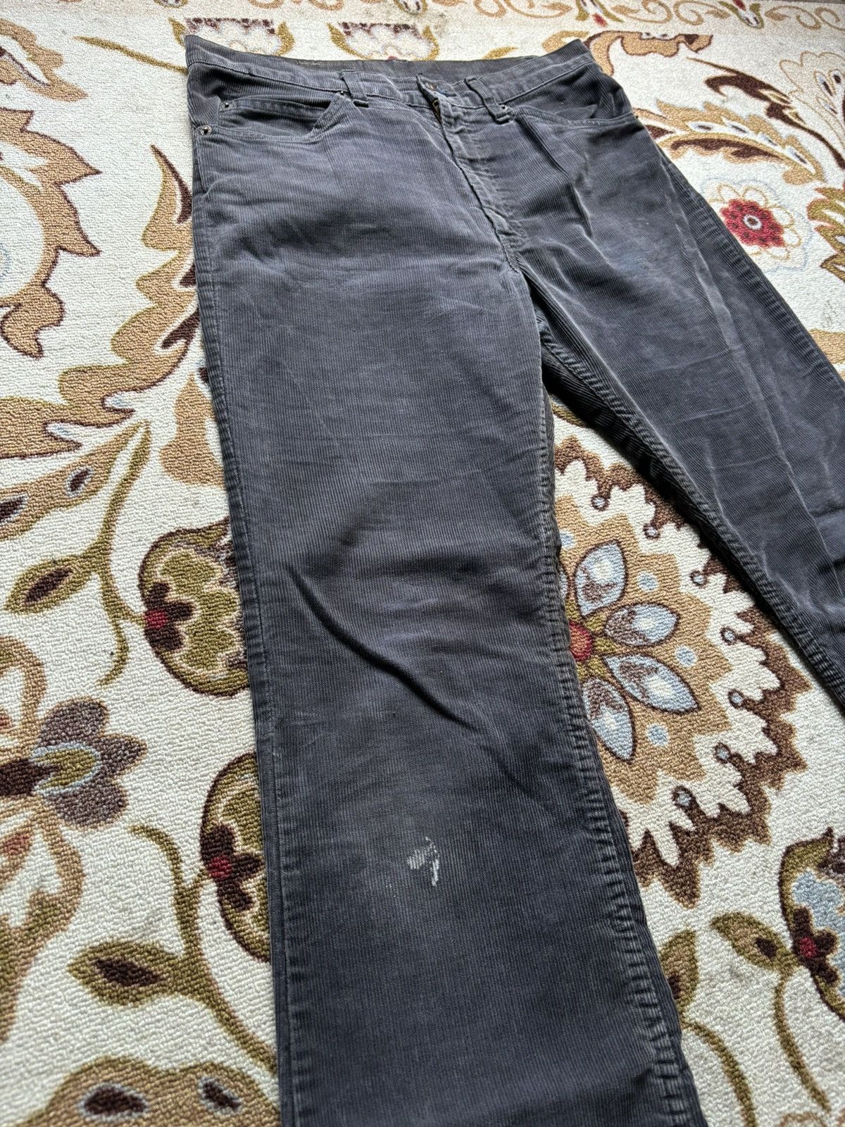 Levi's × Vintage Grey Levi Corduroy flares Size US 32 / EU 48 - 2 Thumbnail