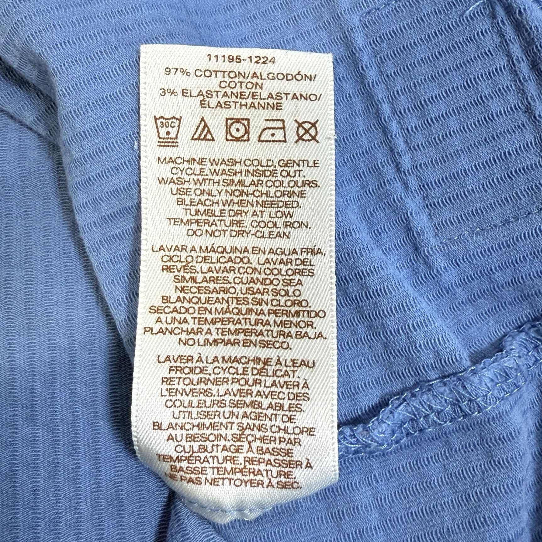 Scotch & Soda Scotch & Soda Shirt Mens Large Blue Ringer Waffle Textured Crewneck Tee Stretch User-Generated Version Size US L / EU 52-54 / 3 - 8 Thumbnail