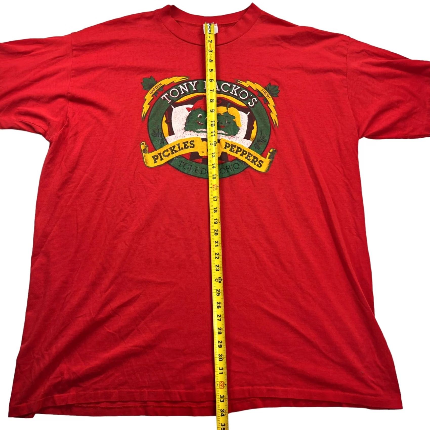 Vintage VINTAGE Jostens Tony Packos T-Shirt Red One Size Single Stitch Short Sleeve Mens Size US M / EU 48-50 / 2 - 4 Thumbnail
