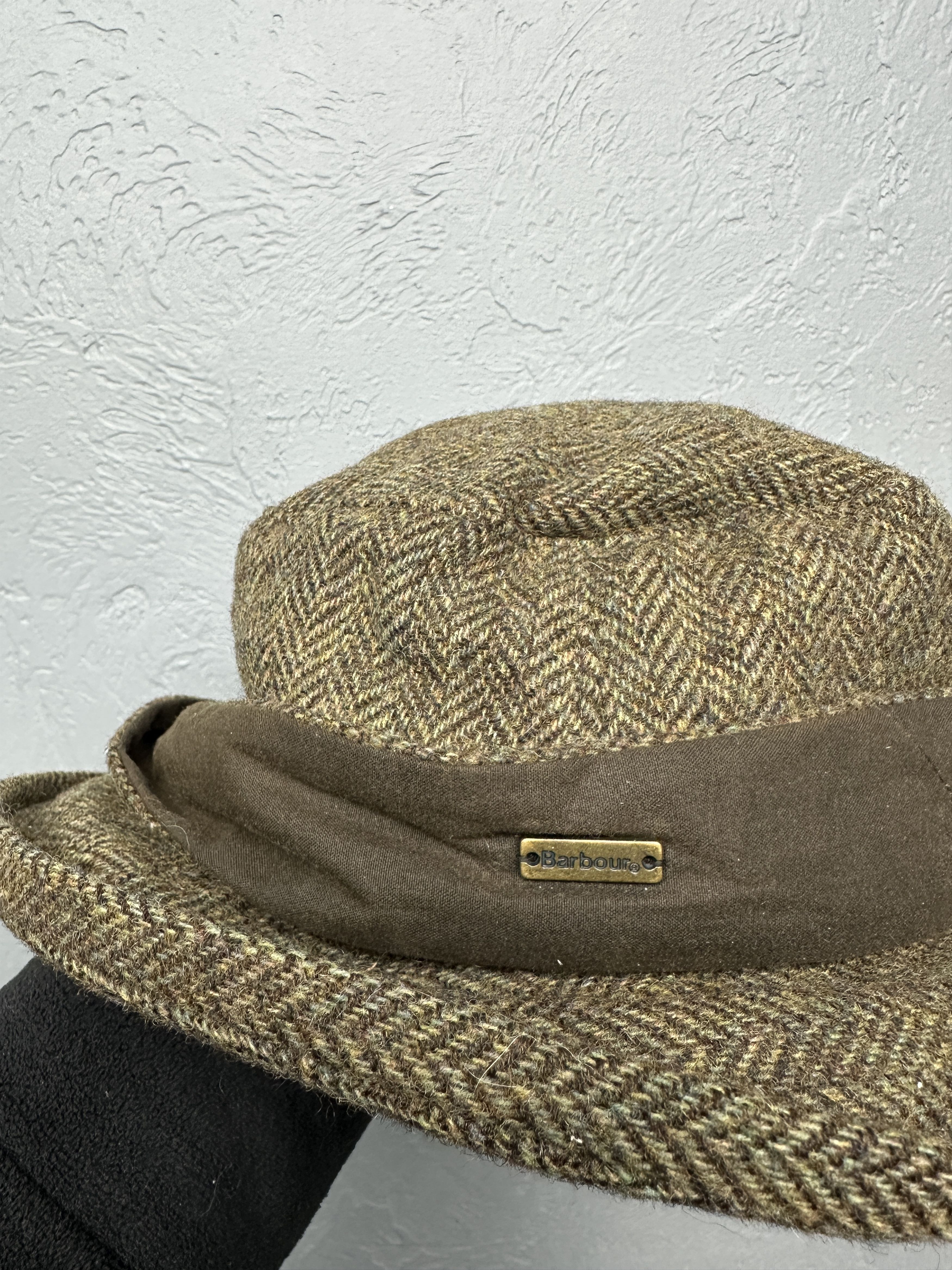 Barbour Barbour Vintage Mens Wool Bucket Hat Cap Size ONE SIZE - 2 Thumbnail