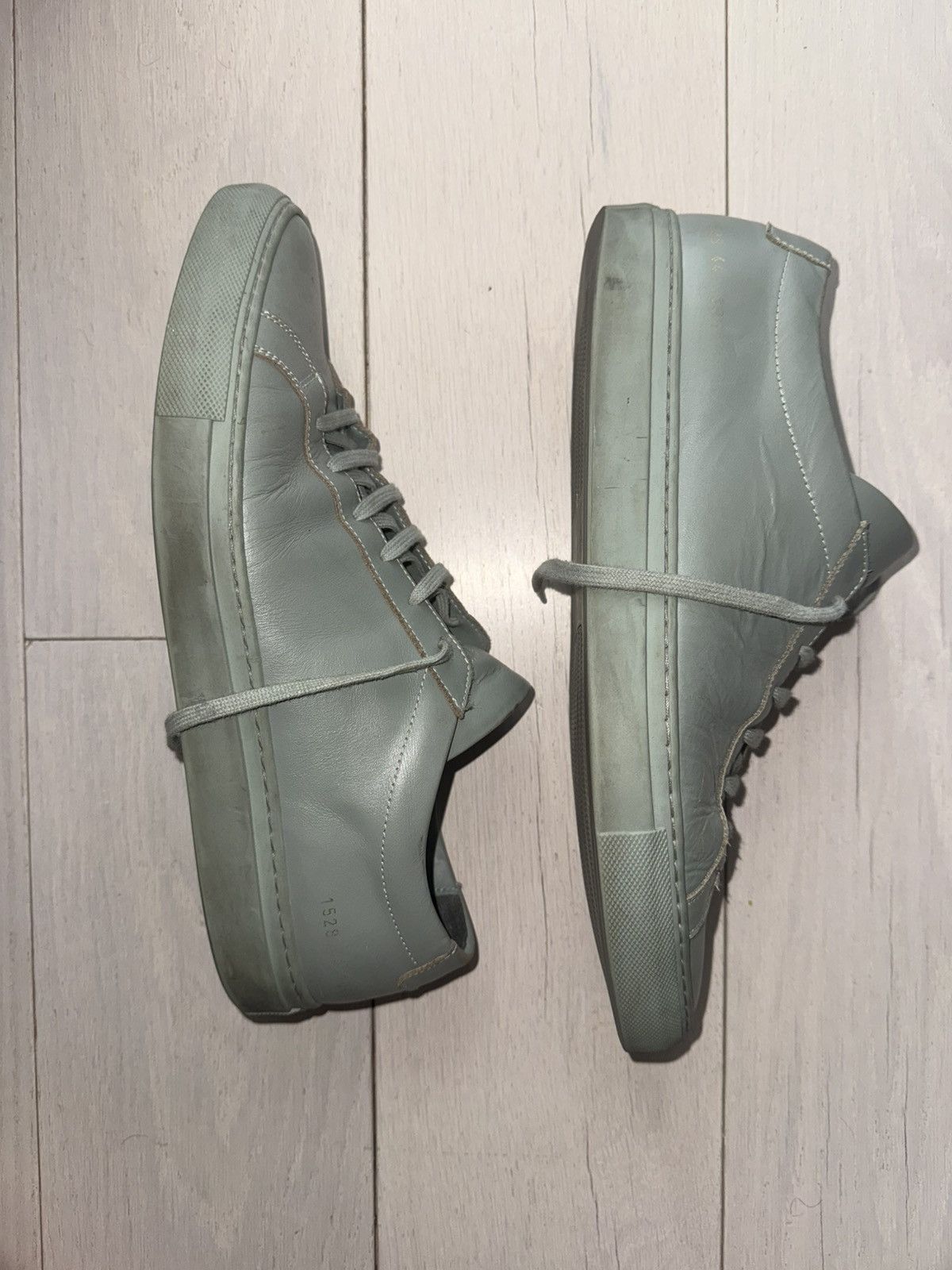 Common Projects Common Projects Achilles Light Green Size US 11 / EU 44 - 2 Thumbnail