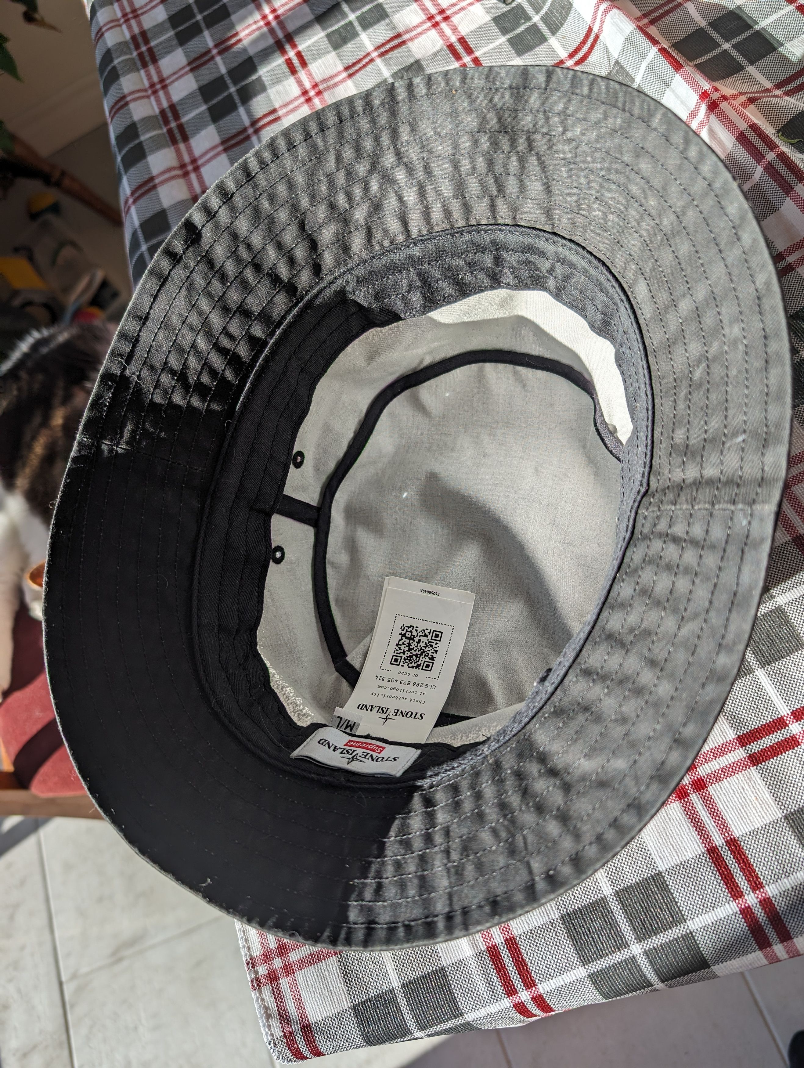 Stone Island × Supreme Supreme X stone island M/L Crusher bucket hat Size 38 - 2 Thumbnail