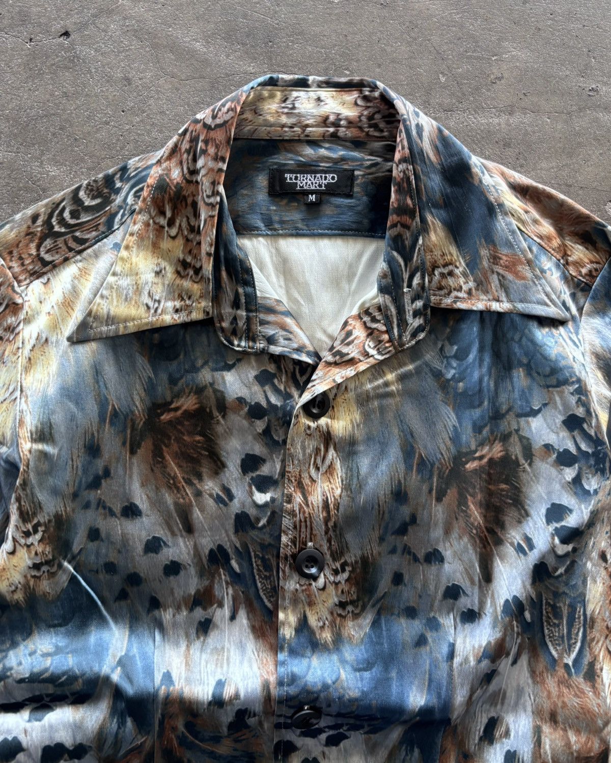 Japanese Brand × Tornado Mart Tornado Mart Peacock Button Up Shirt Size US M / EU 48-50 / 2 - 3 Thumbnail