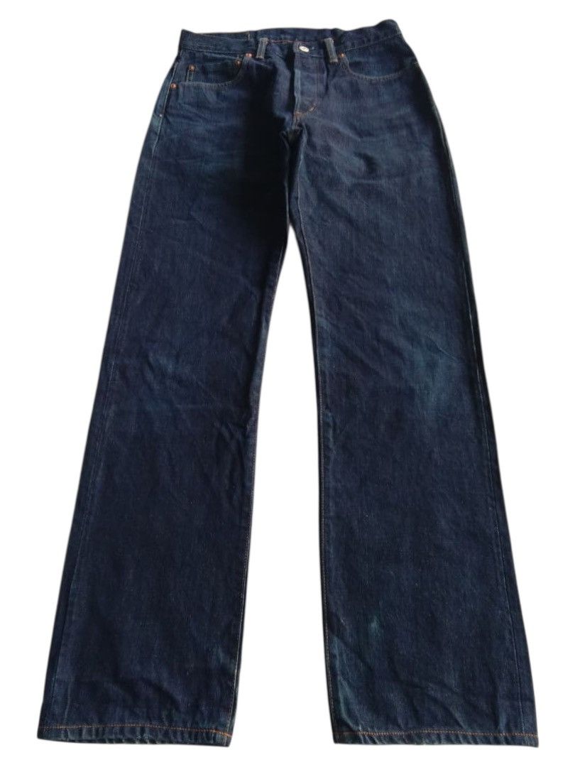 Kapital BLUE BLUE PURE INDIGO HOLLYWOOD RANCH MARKET JAPANESE DENIM Size US 29 - 2 Thumbnail