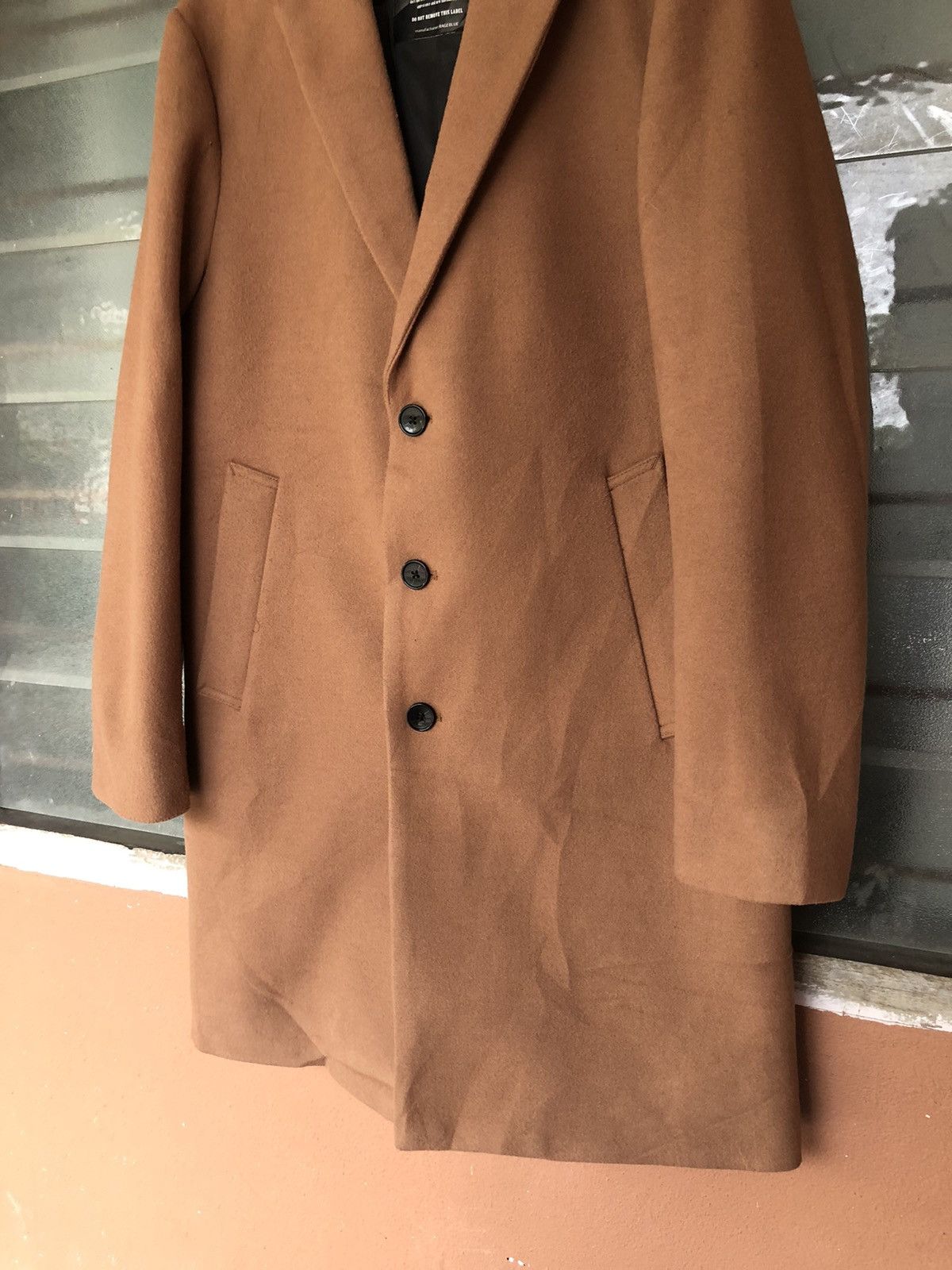 If Six Was Nine × Japanese Brand × Le Grande Bleu (L.G.B.) Vintage Raku Motion Wooly Knit Trench Coat Jacket Size US M / EU 48-50 / 2 - 3 Thumbnail