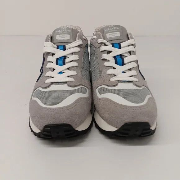 Valentino Valentino VLogo Pace Ash Gray Low Top Sneakers - EU44 US11 Size US 11 / EU 44 - 4 Thumbnail