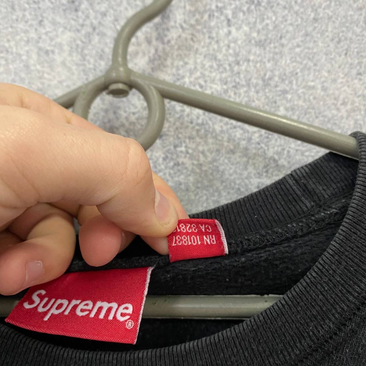 Supreme Supreme Men’s Sweatshirt Crew Neck Big Logo Size M Size US M / EU 48-50 / 2 - 14 Thumbnail