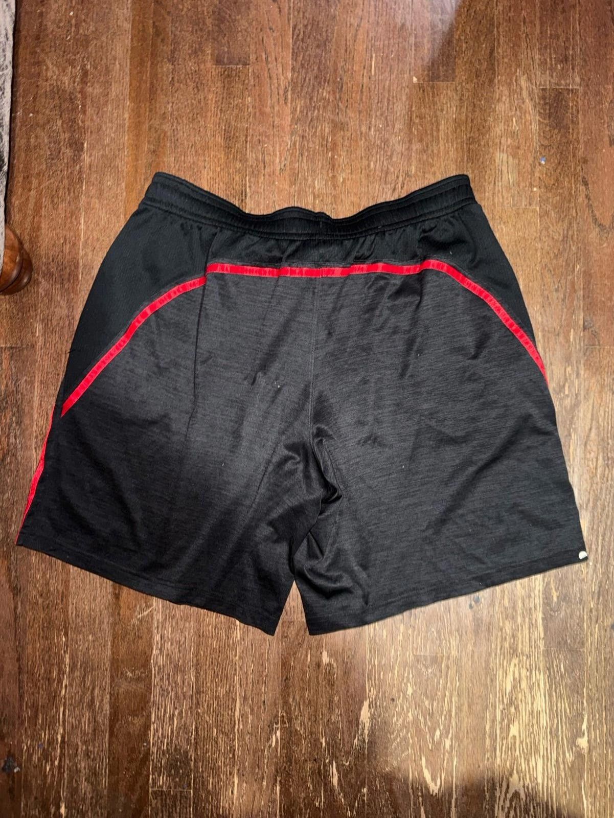 JW Anderson And1 Red/Black Hoop Basketball Mesh Shorts Mens Sz XL Size US 36 / EU 52 - 7 Thumbnail