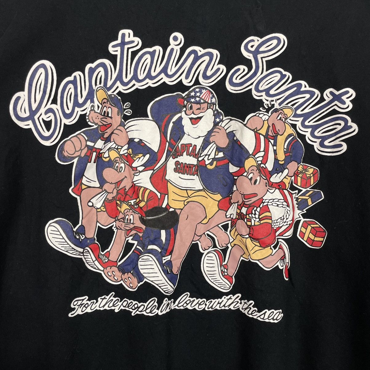 Japanese Brand Captain Santa Big Print Black Sweatshirt Size US M / EU 48-50 / 2 - 12 Thumbnail