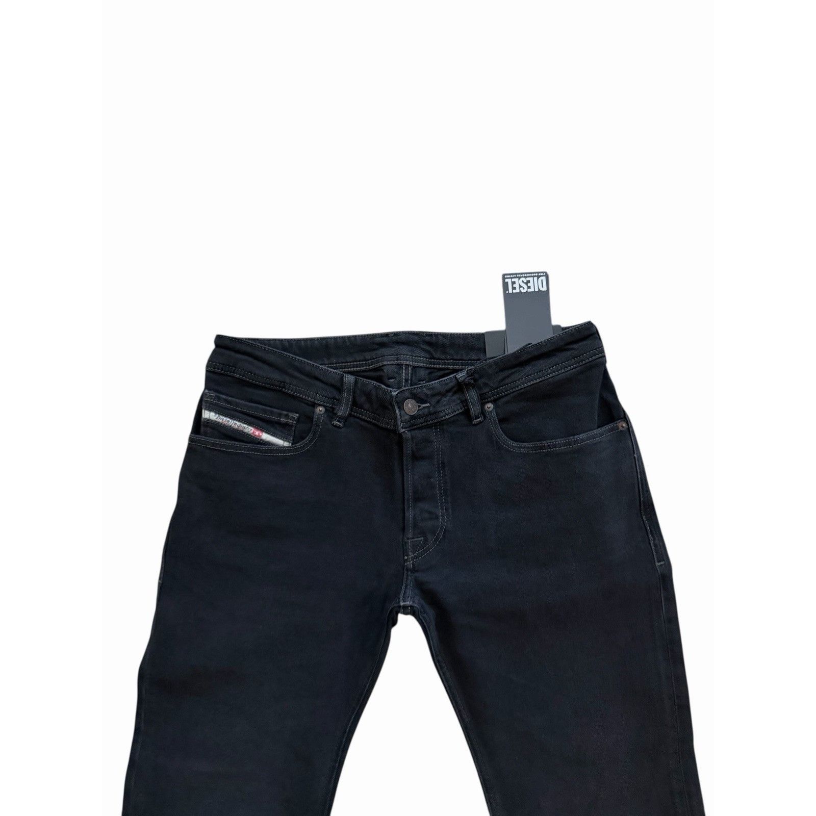 Diesel Mens Zatiny Slim Bootcut Jeans RE064 Black Size 34/32