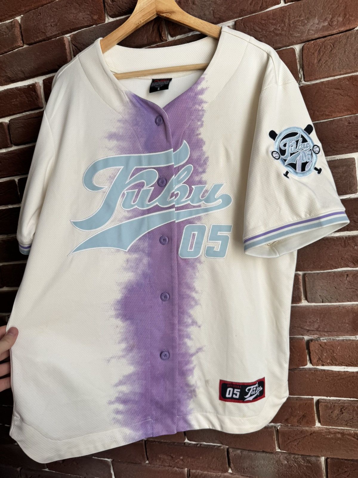 Fubu Vintage Fubu Baseball Jersey Button Ups T-Shirt Hip hop S Size US S / EU 44-46 / 1 - 7 Thumbnail