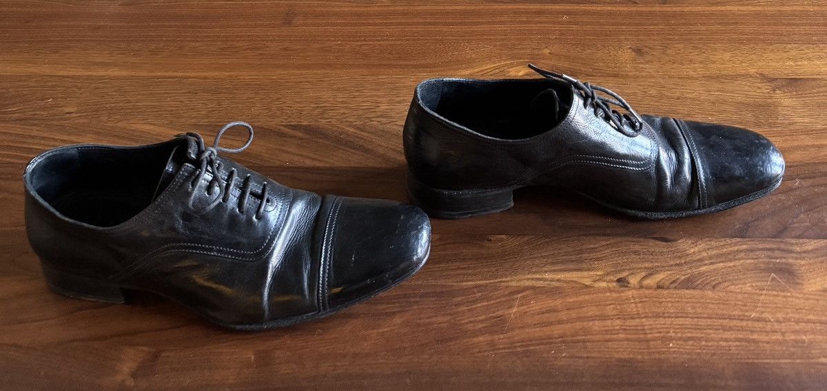 n.d.c. made by hand n.d.c. Black Cap Toe Leather Shoes Size US 10 / EU 43 - 2 Thumbnail