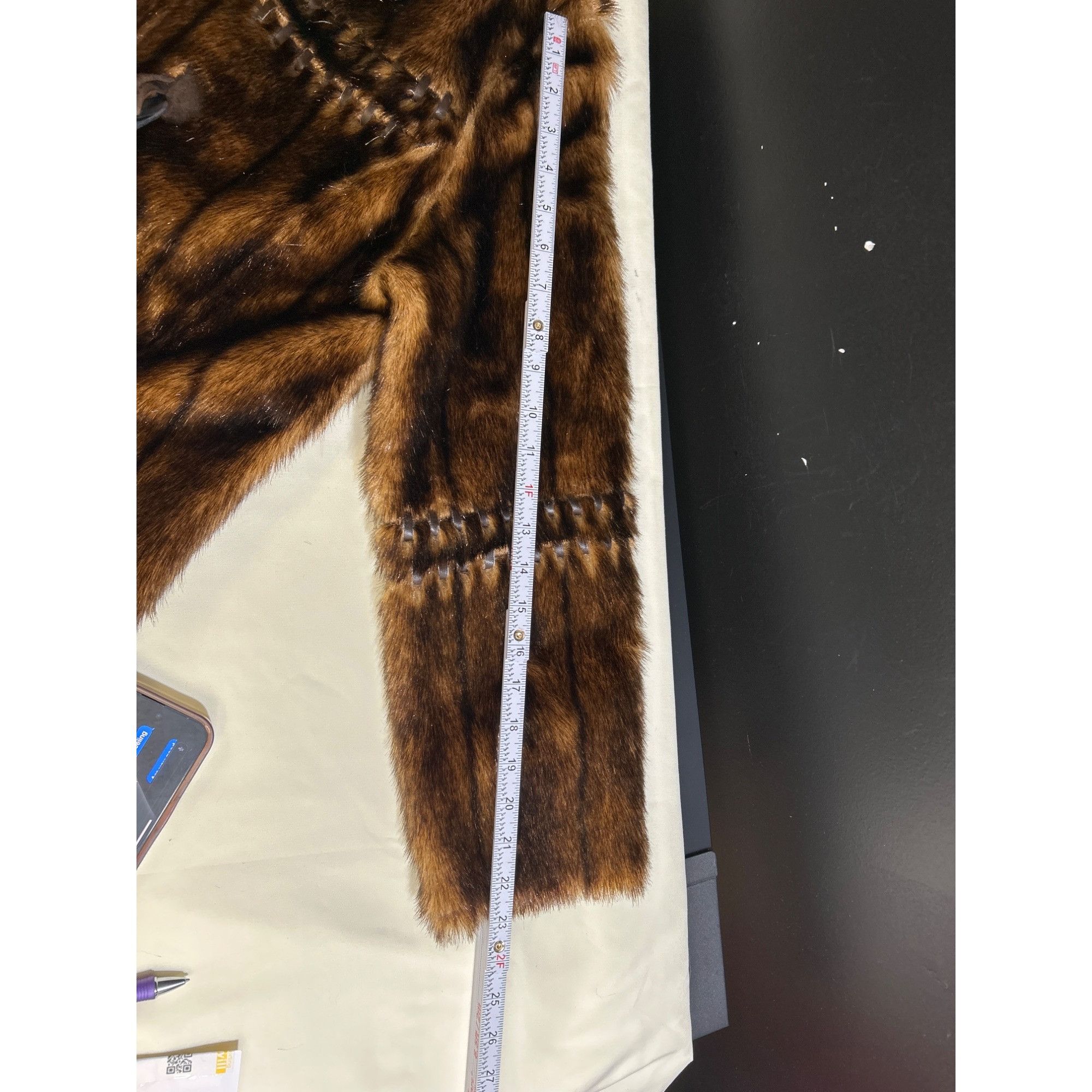 Other Vintage Women's Brown Faux Fur Reversible Coat Size L SKU 57 Size L / US 10 / IT 46 - 10 Thumbnail