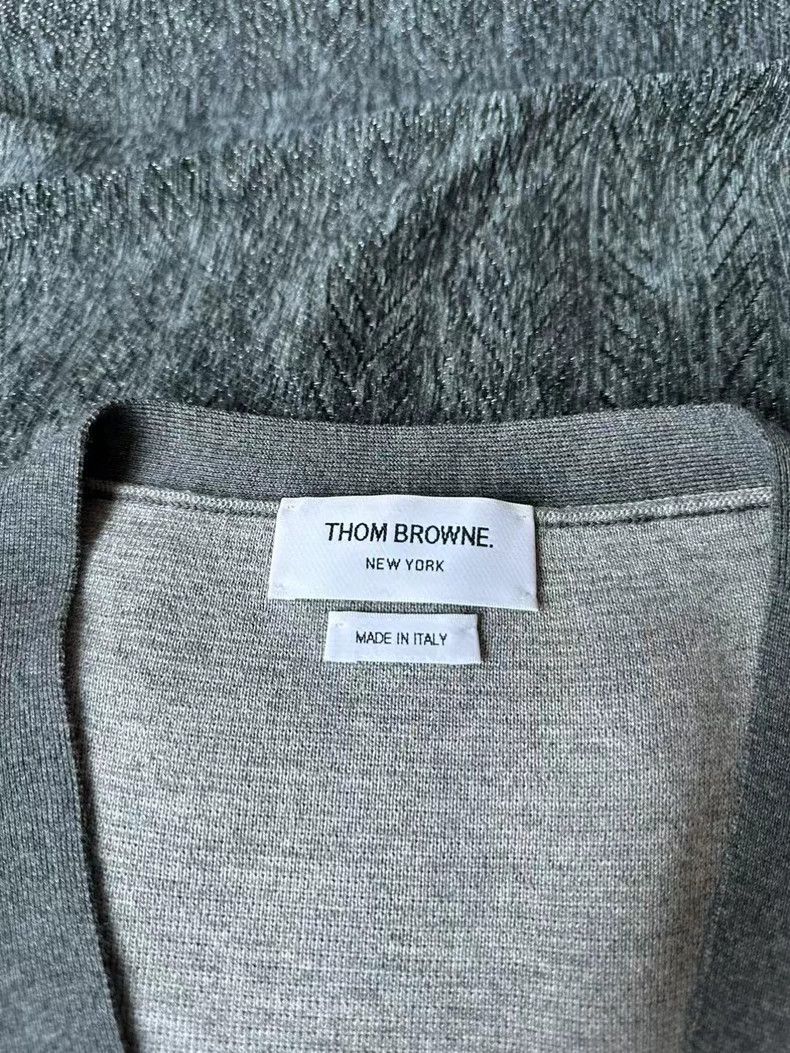 Thom Browne THOM BROWNE Color block cardigan 2502-Nextarrow Size US XXL / EU 58 / 5 - 2 Thumbnail