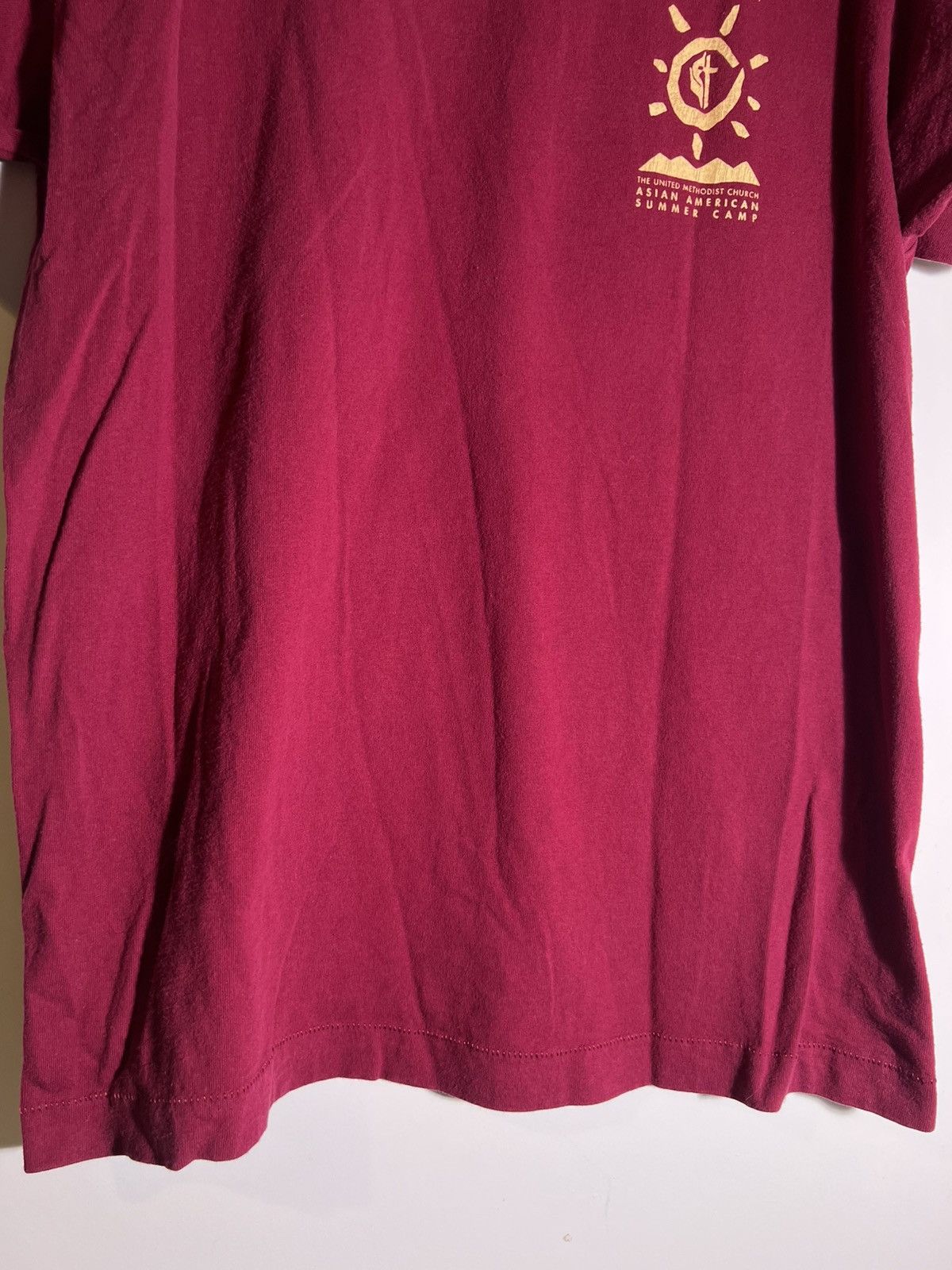 Vintage 90’s VTG Vintage Asian American Jesus Christ Church T Shirt Size US L / EU 52-54 / 3 - 4 Thumbnail