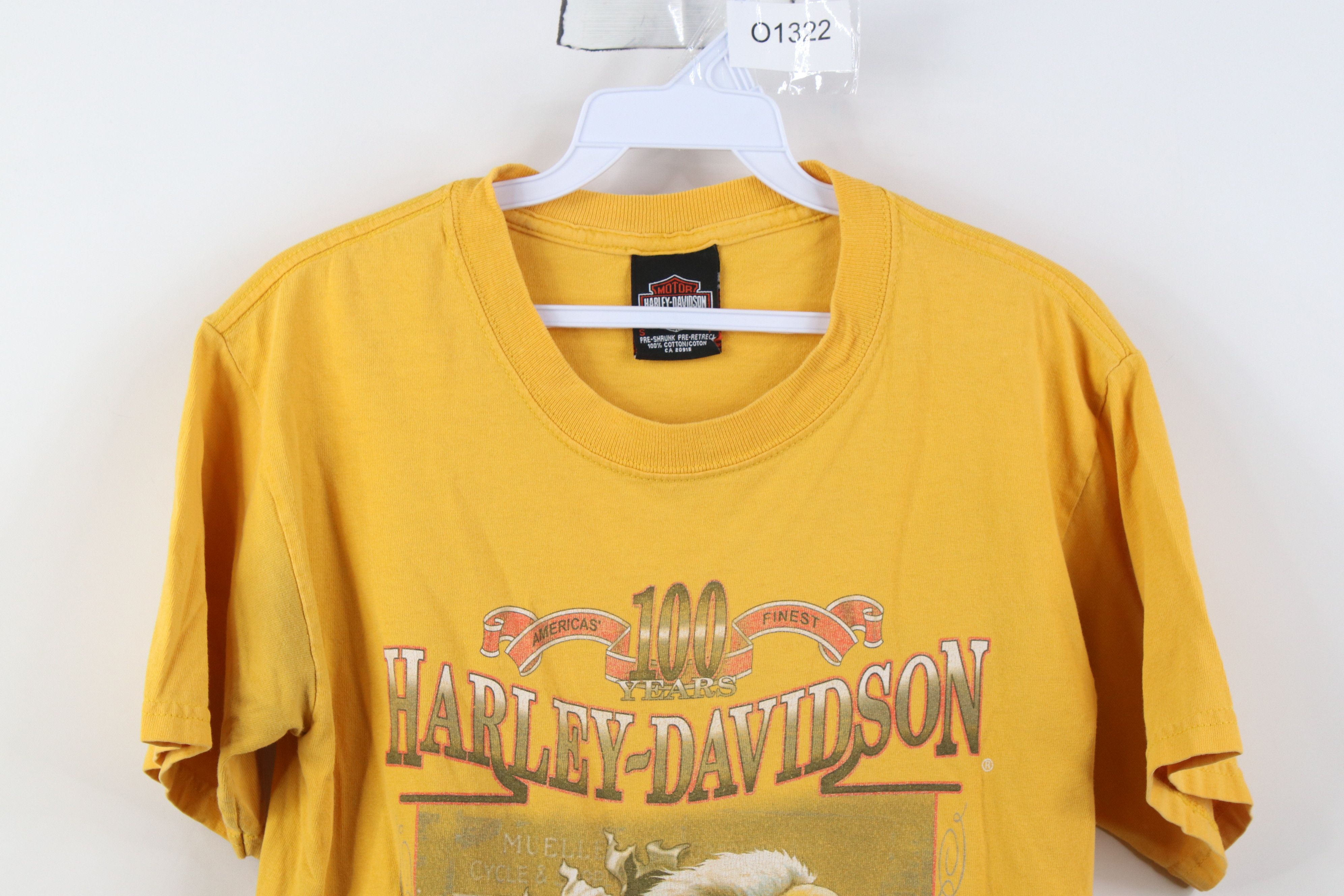 Harley Davidson Vintage Y2K 2003 Harley Davidson Anniversary Eagle T-Shirt Size US S / EU 44-46 / 1 - 2 Thumbnail
