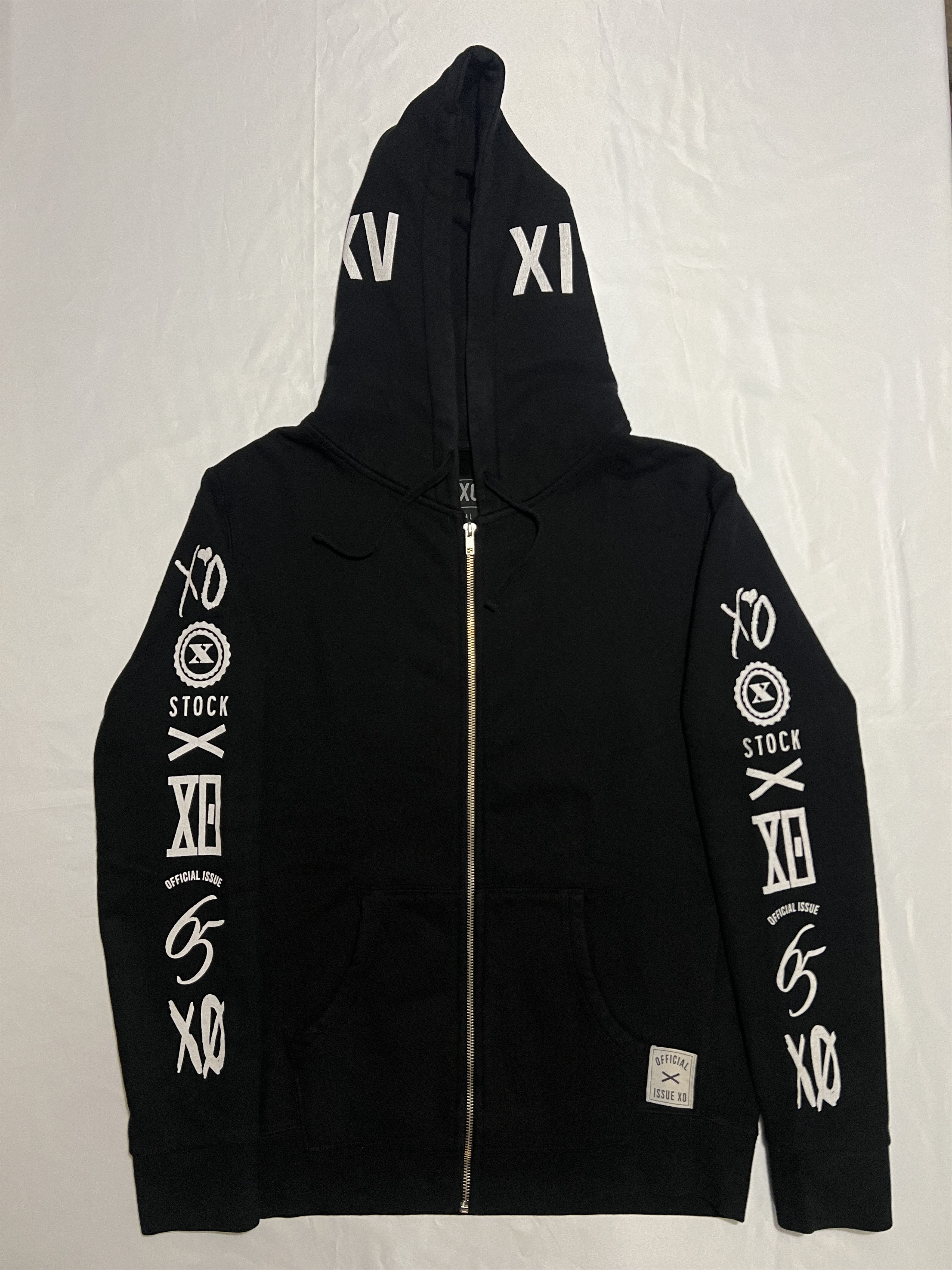 The Weeknd OFFICIAL ISSUE XO CUT & SEWN ZIP UP HOODIE Size US M / EU 48-50 / 2 - 15 Thumbnail