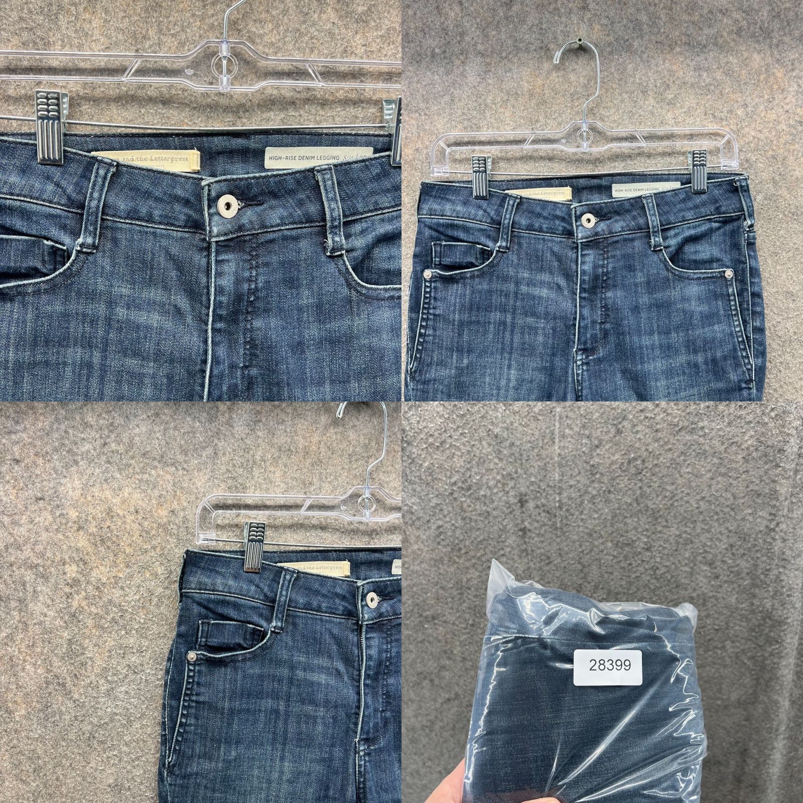 Anthropologie Anthropologie Jeans Womens 27 Blue Denim High Rise Pilcro and The Letter Press Skinny Regular Pockets Stretch Size 27" / US 4 / IT 40 - 8 Thumbnail