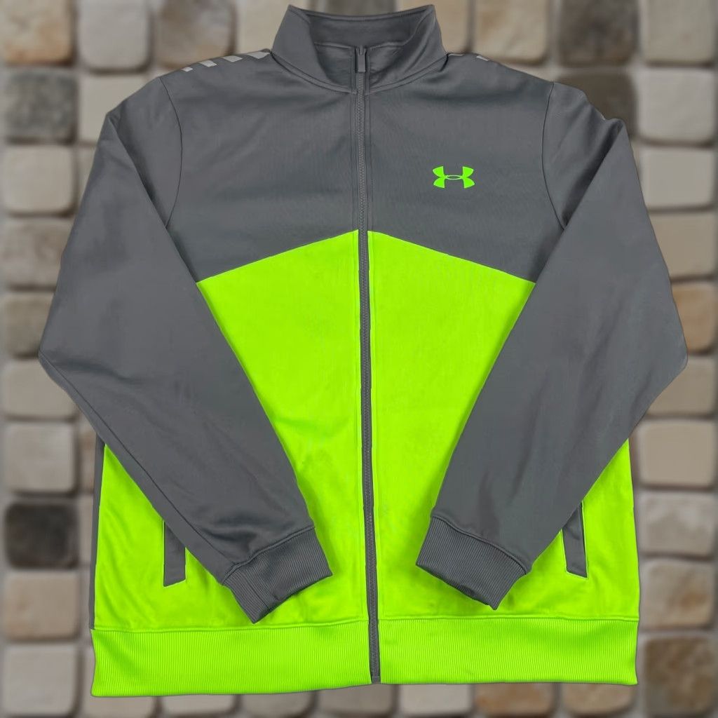Under Armour Under Armour Jacket Men L Gray ColdGear Infrared Fleece Full Zip NFL Combine Size US L / EU 52-54 / 3 - 1 Thumbnail