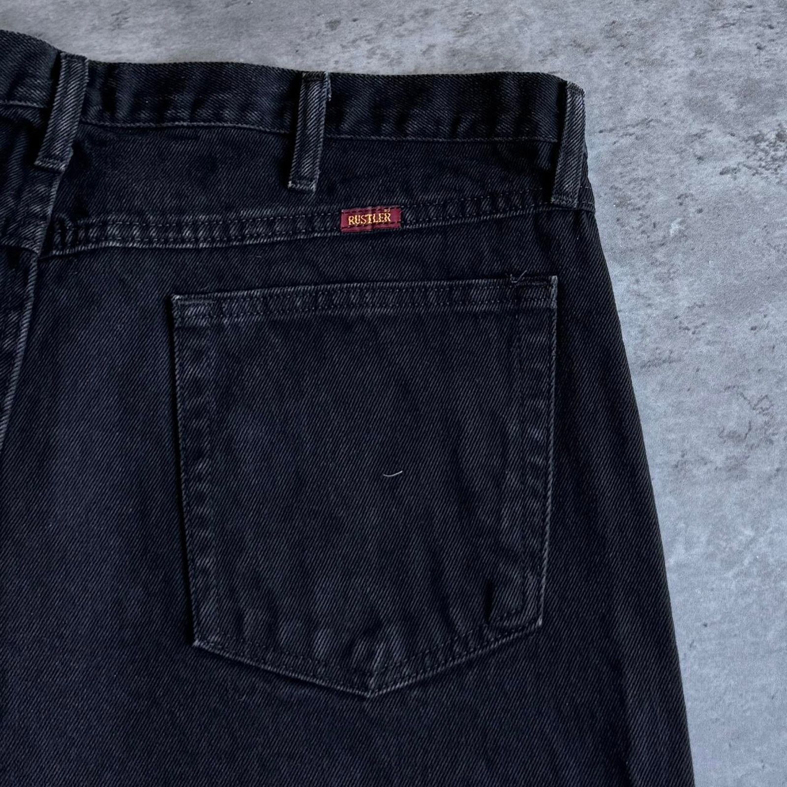 Japanese Brand × Vintage Vintage Y2K Black Grunge Opium Levi’s Style Denim Jeans Size US 39 - 3 Thumbnail