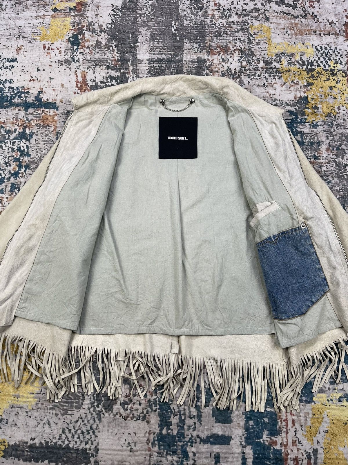 Diesel Diesel Goat Skin Suede Western Fringe Jackets Size M / US 6-8 / IT 42-44 - 11 Thumbnail