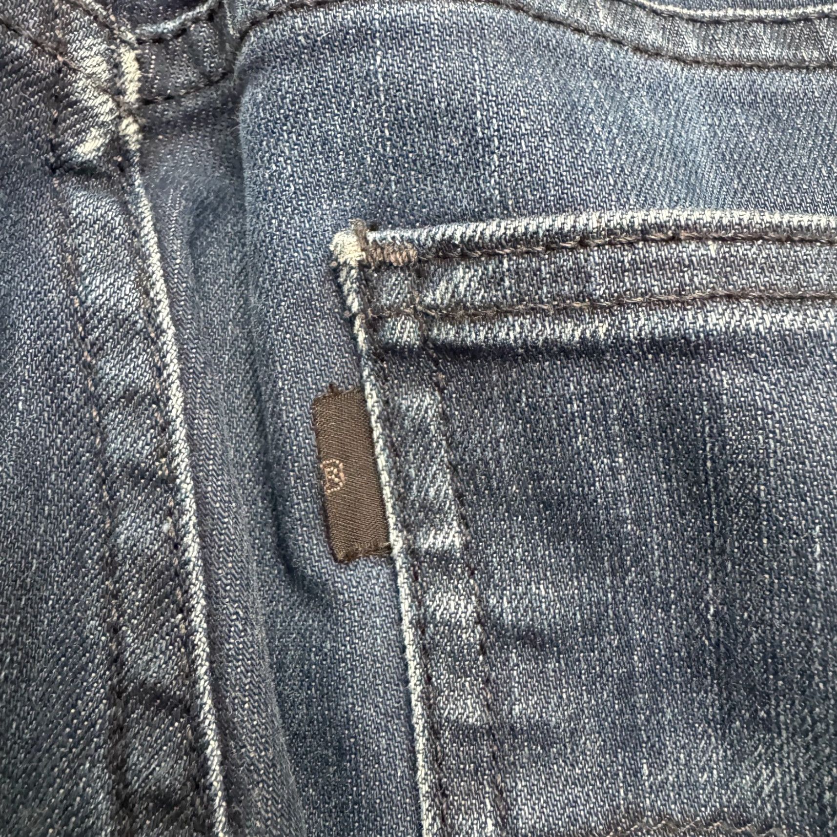 Levi's Levi's 508 Denim Jeans Mens 29x30 Blue Dark Wash Cotton Stretch Tapered Regular 5-Pocket USA Streetwear Mens Size US 29 - 5 Thumbnail