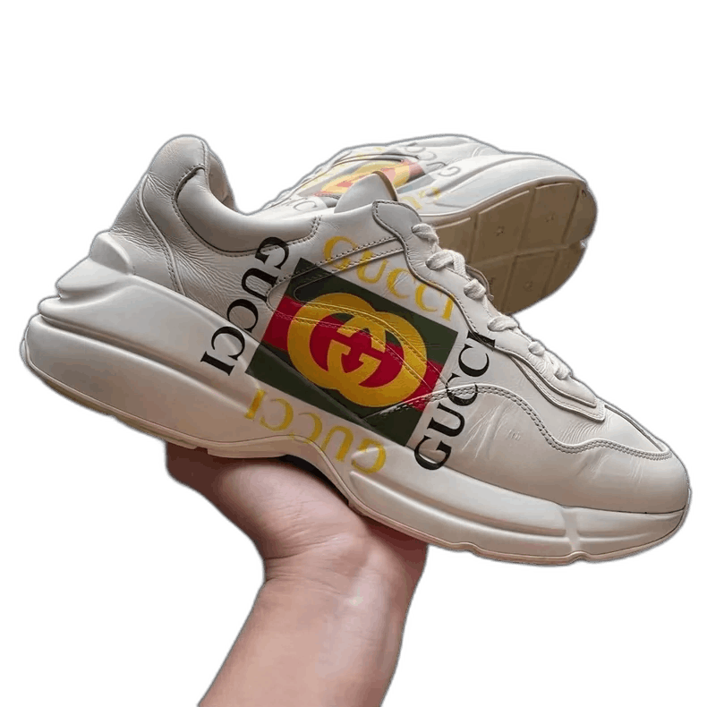 Gucci Gucci Logo Dad Shoes Size UK10.5 Size US 11.5 / EU 44-45 - 1 Thumbnail
