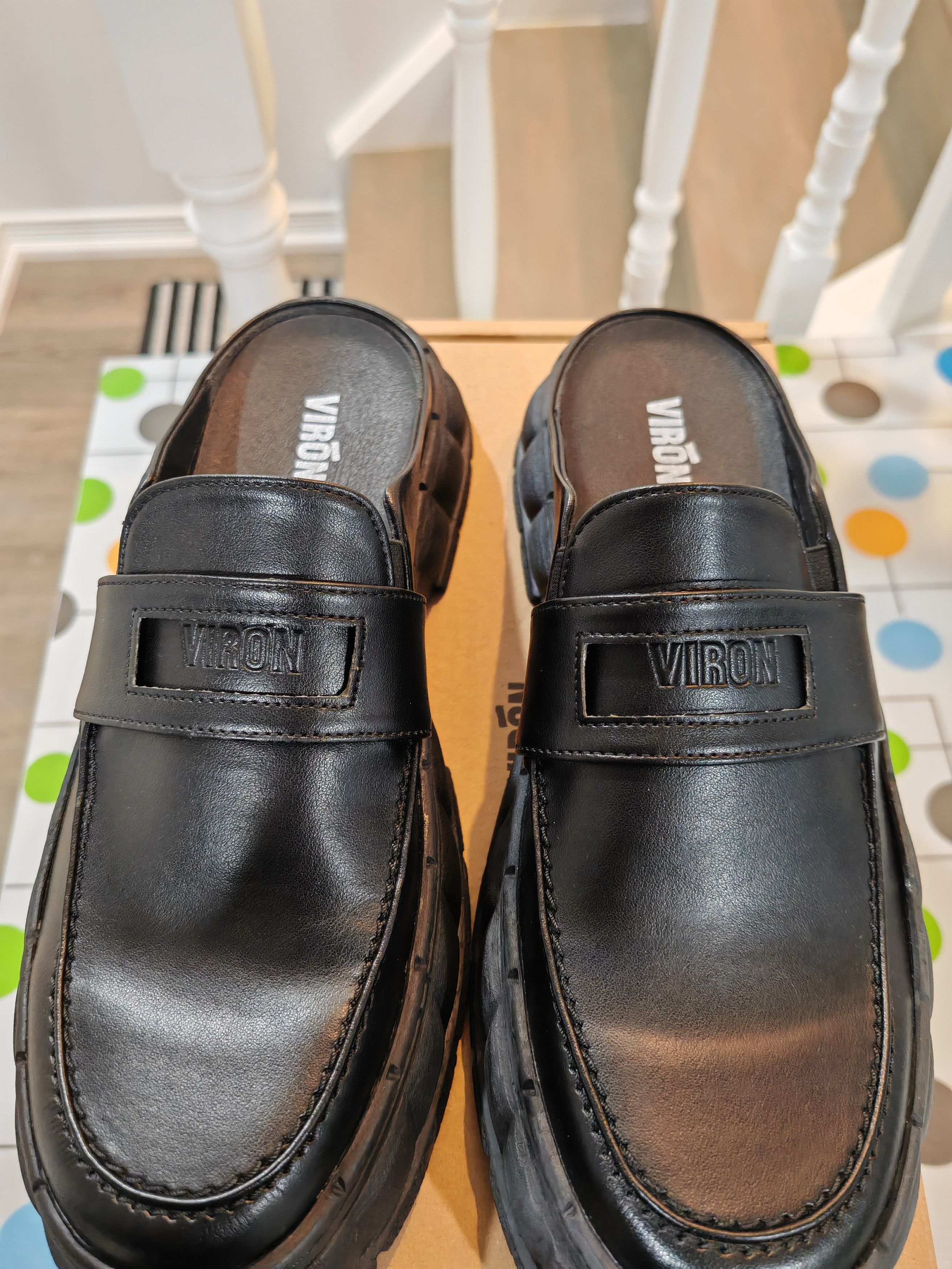 VIRON Handmade Backless Chunky-Sole Loafers Size US 9 / EU 42 - 7 Thumbnail