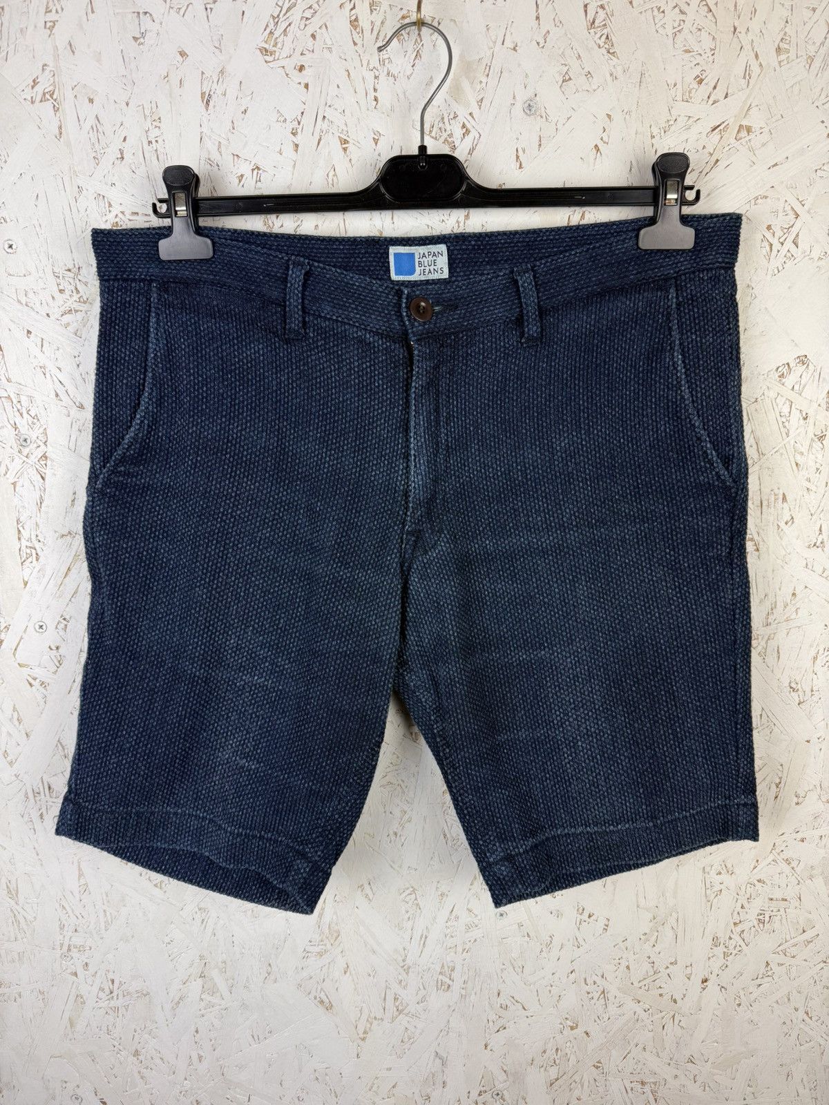 Japan Blue Jeans Japan Blue Jeans 13oz Indigo Sashiko Shorts Size XL Size US 36 / EU 52 - 1 Thumbnail