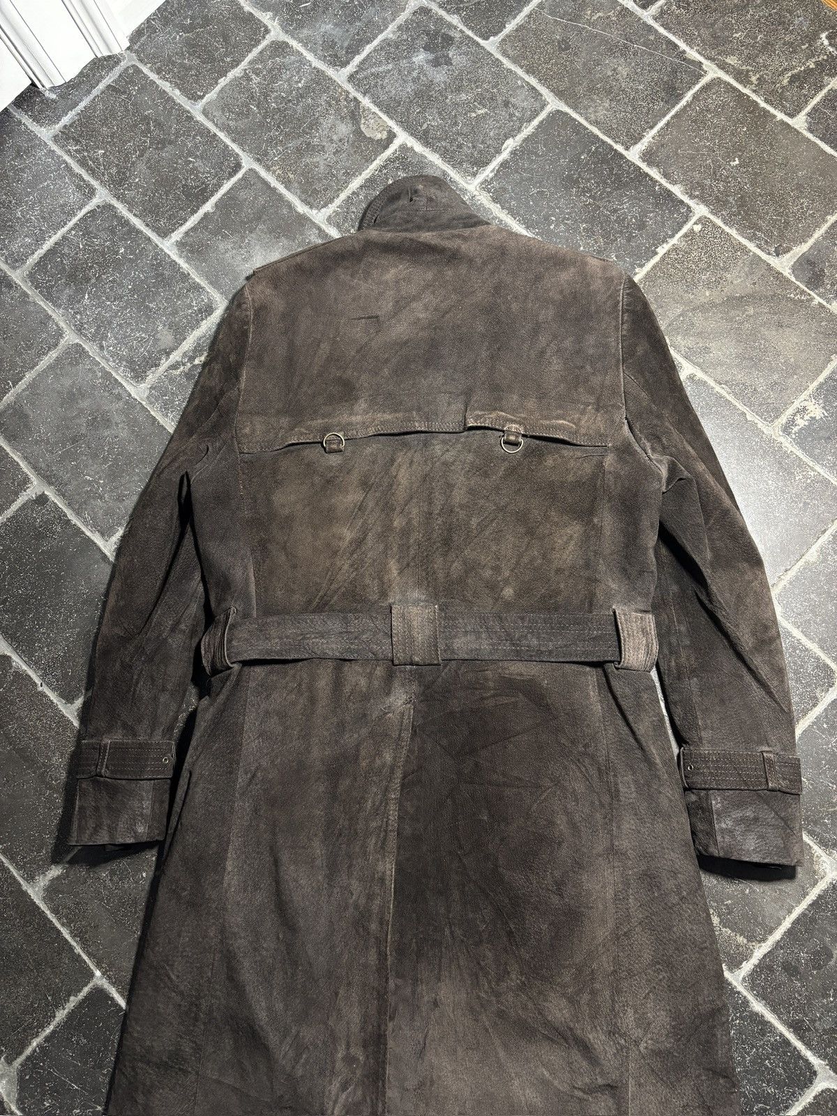 Pierre Cardin 1970s Pierre Cardin Vintage Leather Jacket Suede Trench Coat Size US S / EU 44-46 / 1 - 14 Thumbnail