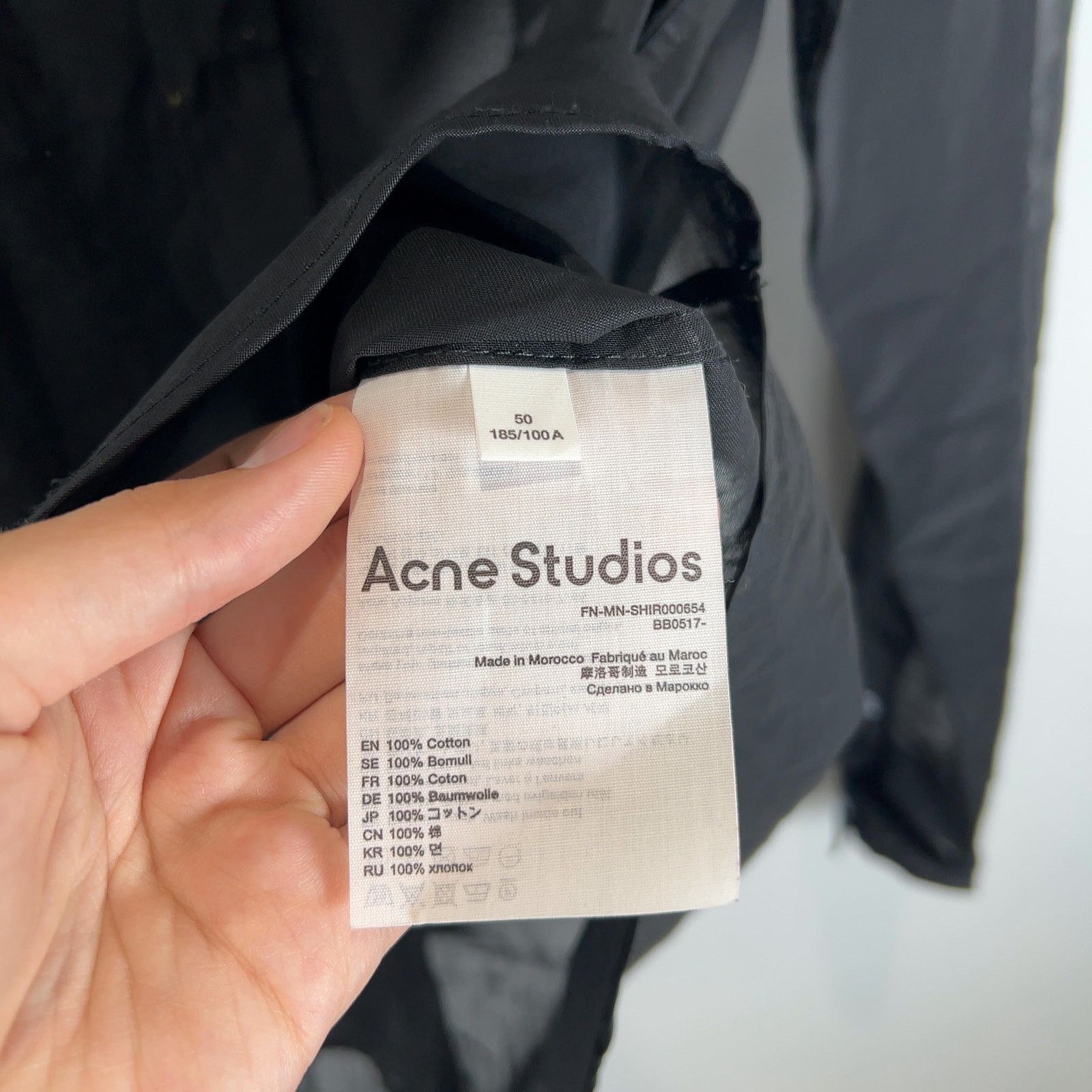 Acne Studios Acne Studios Light Cotton Button-Up Shirt Size US L / EU 52-54 / 3 - 4 Thumbnail