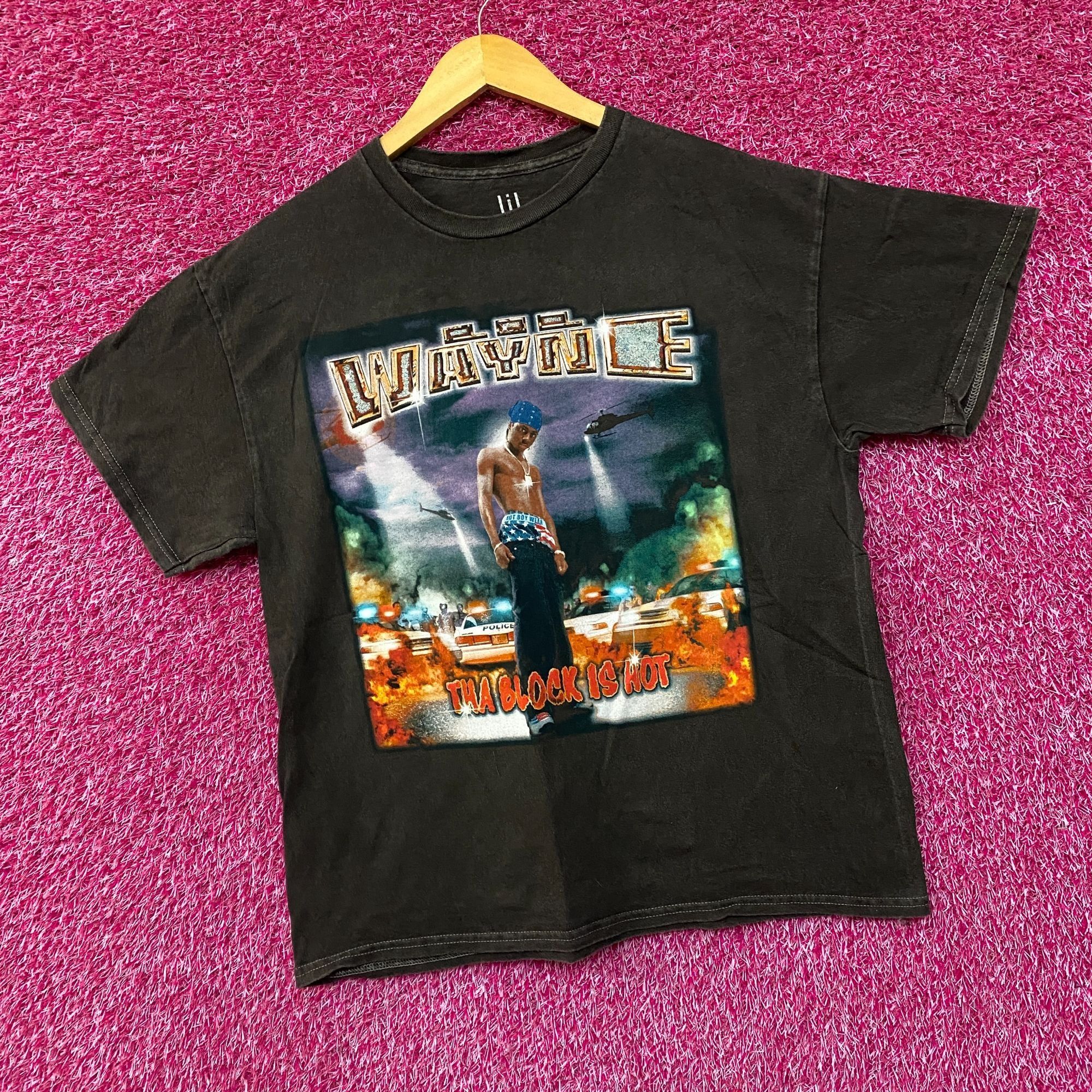 Lil Wayne LiL Wayne The Block Is Hot Rap Tee size Large Size US L / EU 52-54 / 3 - 3 Thumbnail