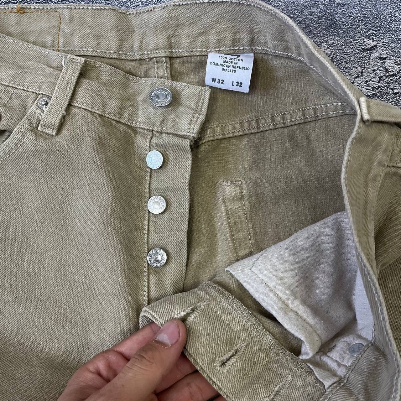 Vintage Vintage 90s Levis 501 Button Up Denim Baggy Y2K Jeans Mens Size US 32 / EU 48 - 7 Thumbnail