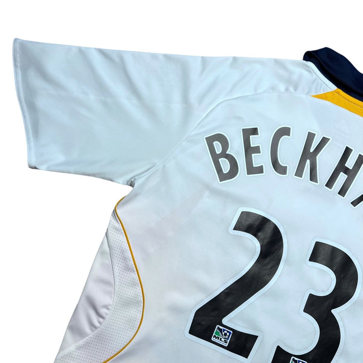 Adidas 2007 LA Galaxy David Beckham Adidas Soccer Football Jersey Size US L / EU 52-54 / 3 - 15 Thumbnail