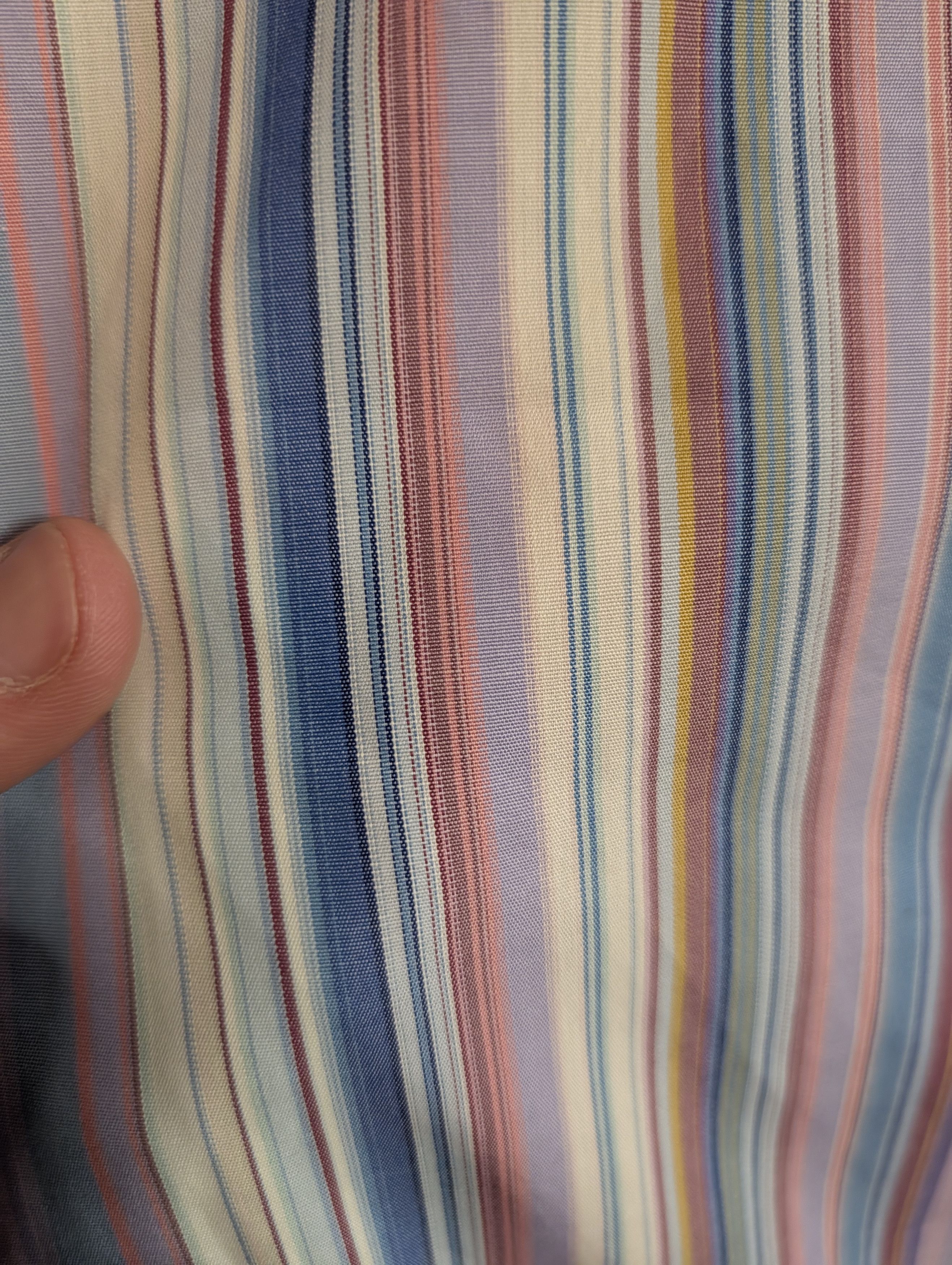 Thomas Pink Multicolor striped Superfine Two Fold Irish dress shirt 17.5 Size US XL / EU 56 / 4 - 7 Thumbnail